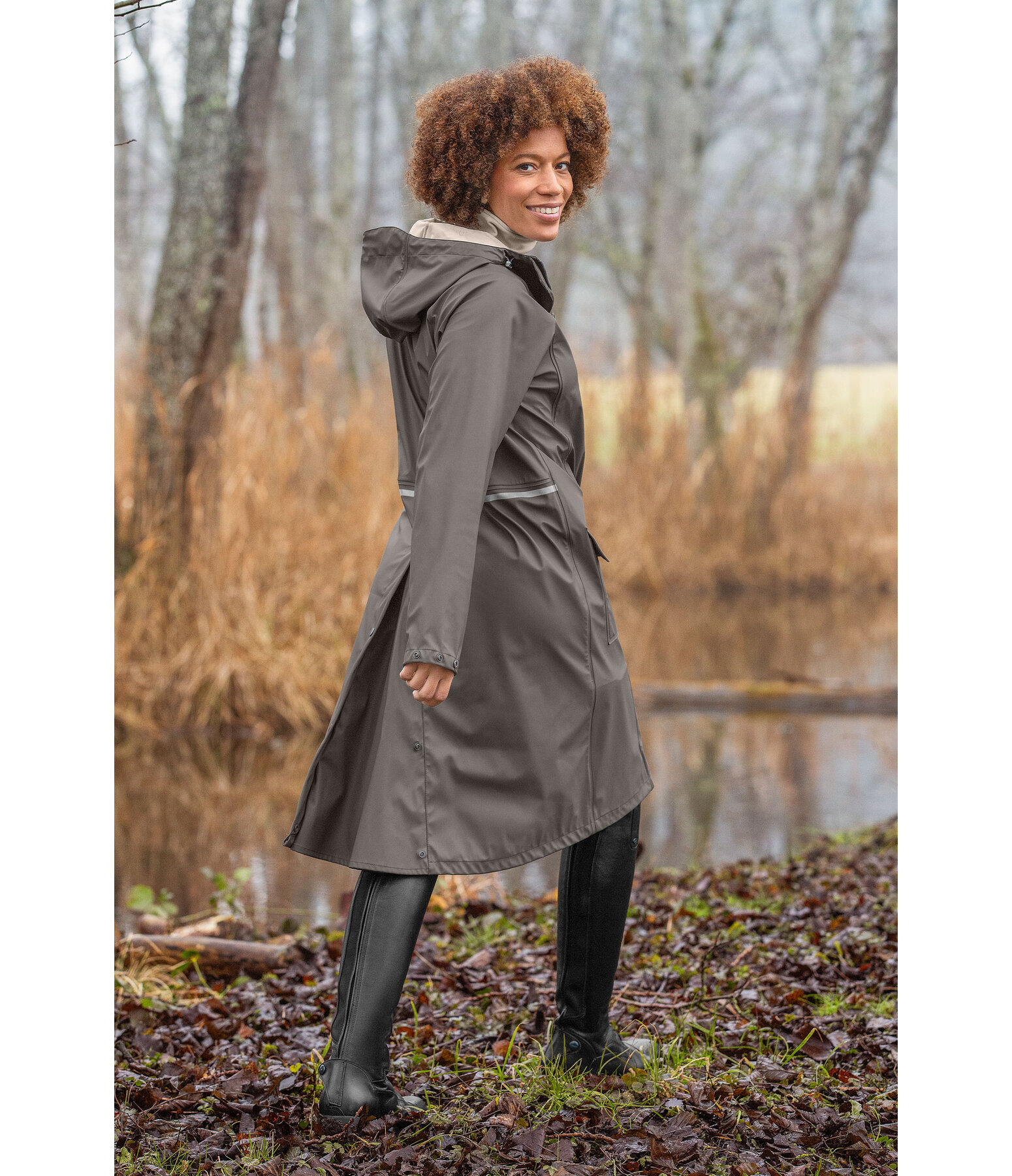 Hooded Raincoat Frieda