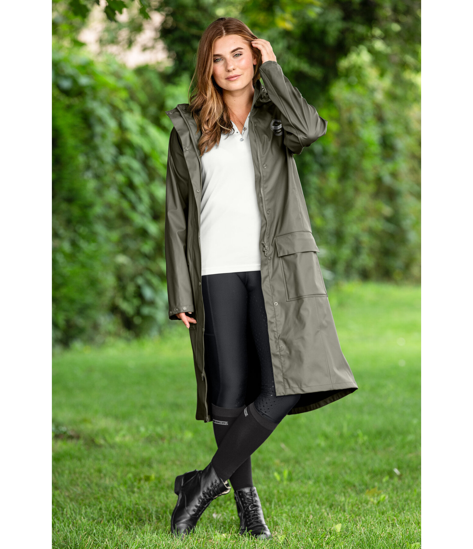 Hooded Raincoat Frieda