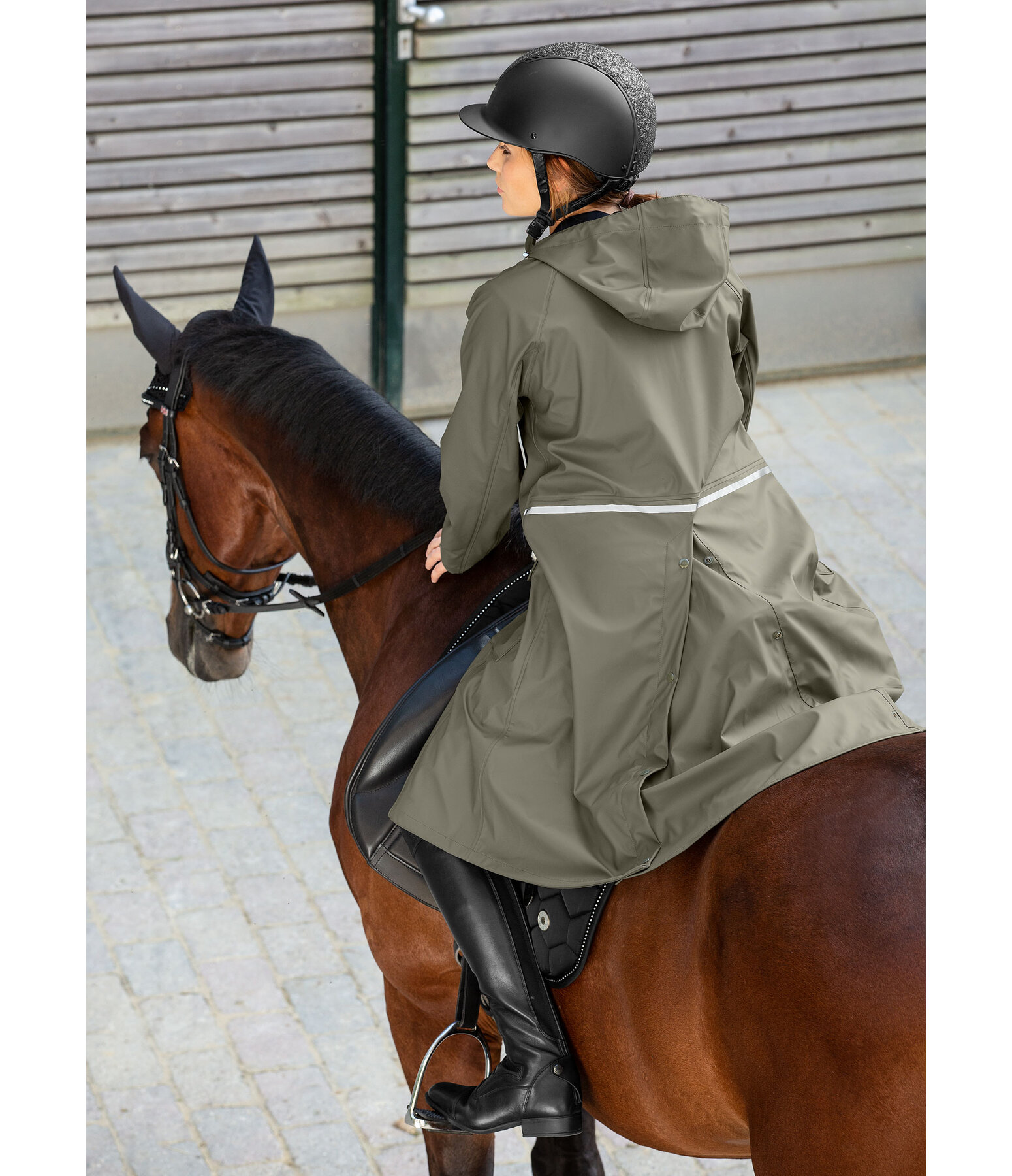 Hooded Raincoat Frieda