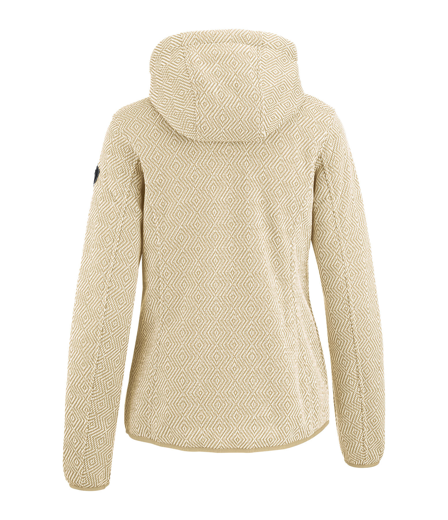 Knitted Fleece Hooded Jacket Adriana