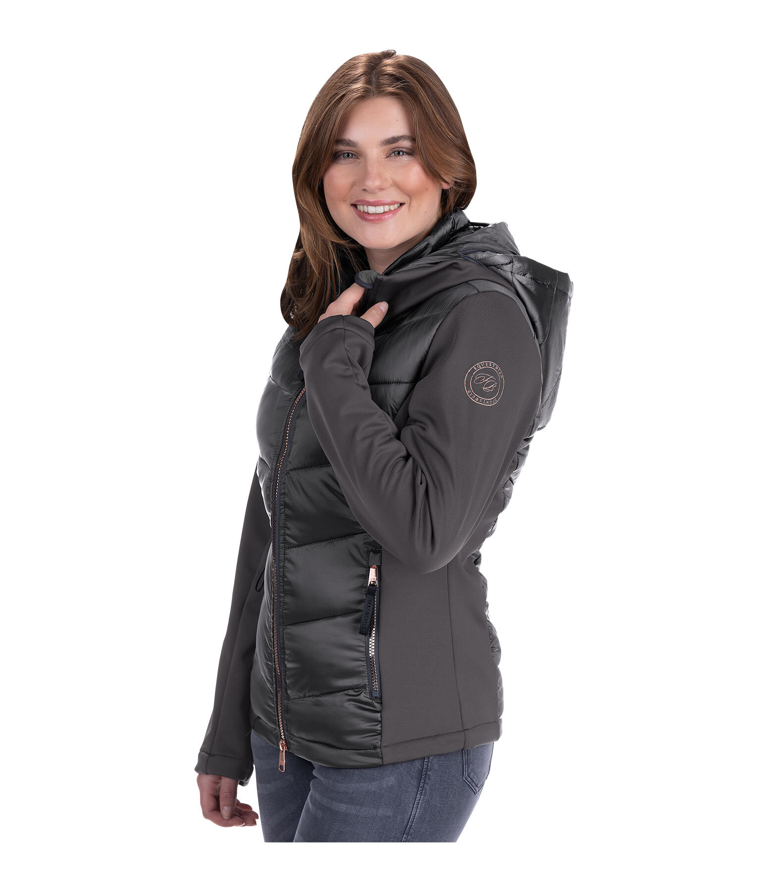 Hooded Soft Shell Combination Jacket Leonie