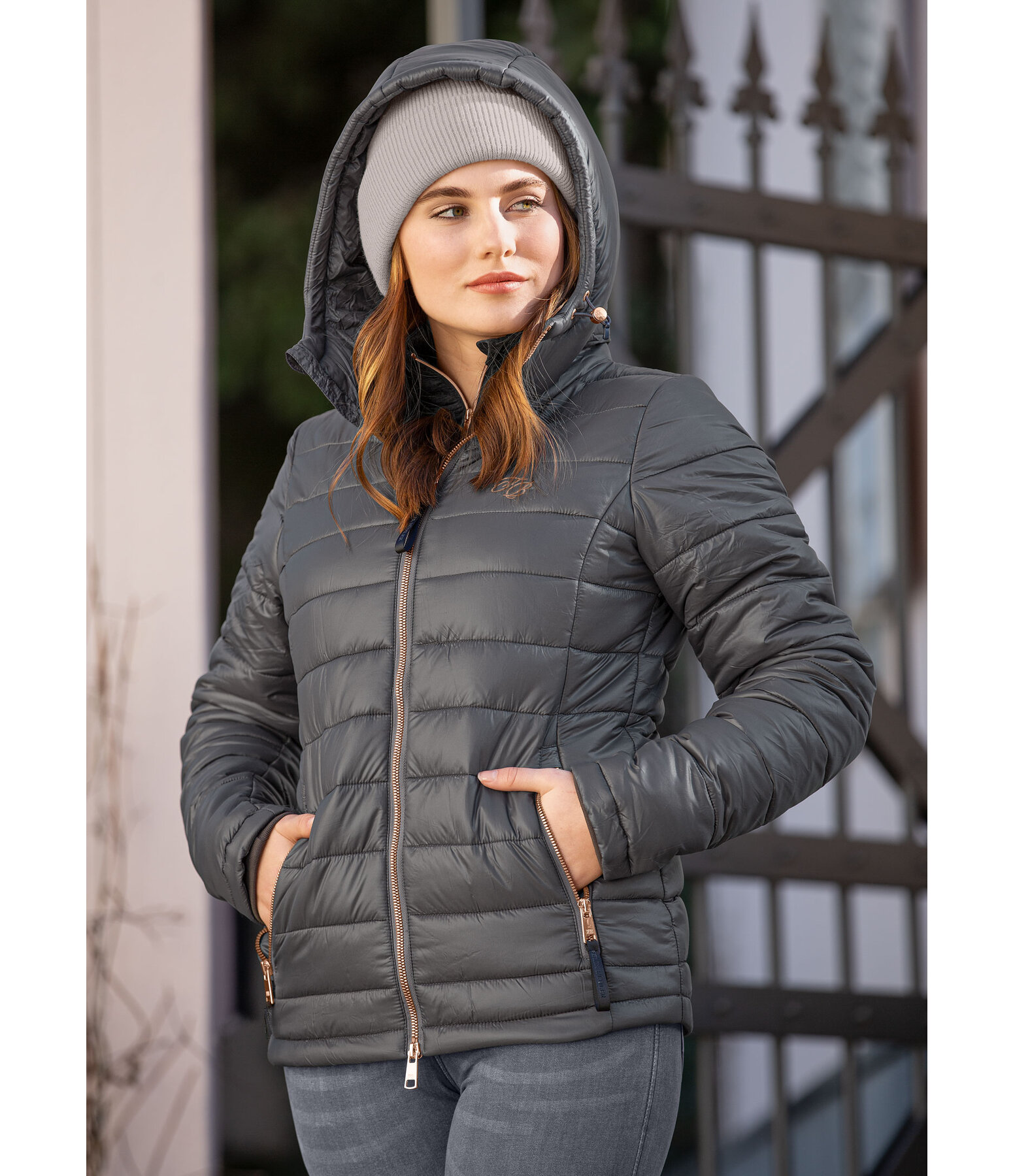 Hooded Quilted Jacket Enna