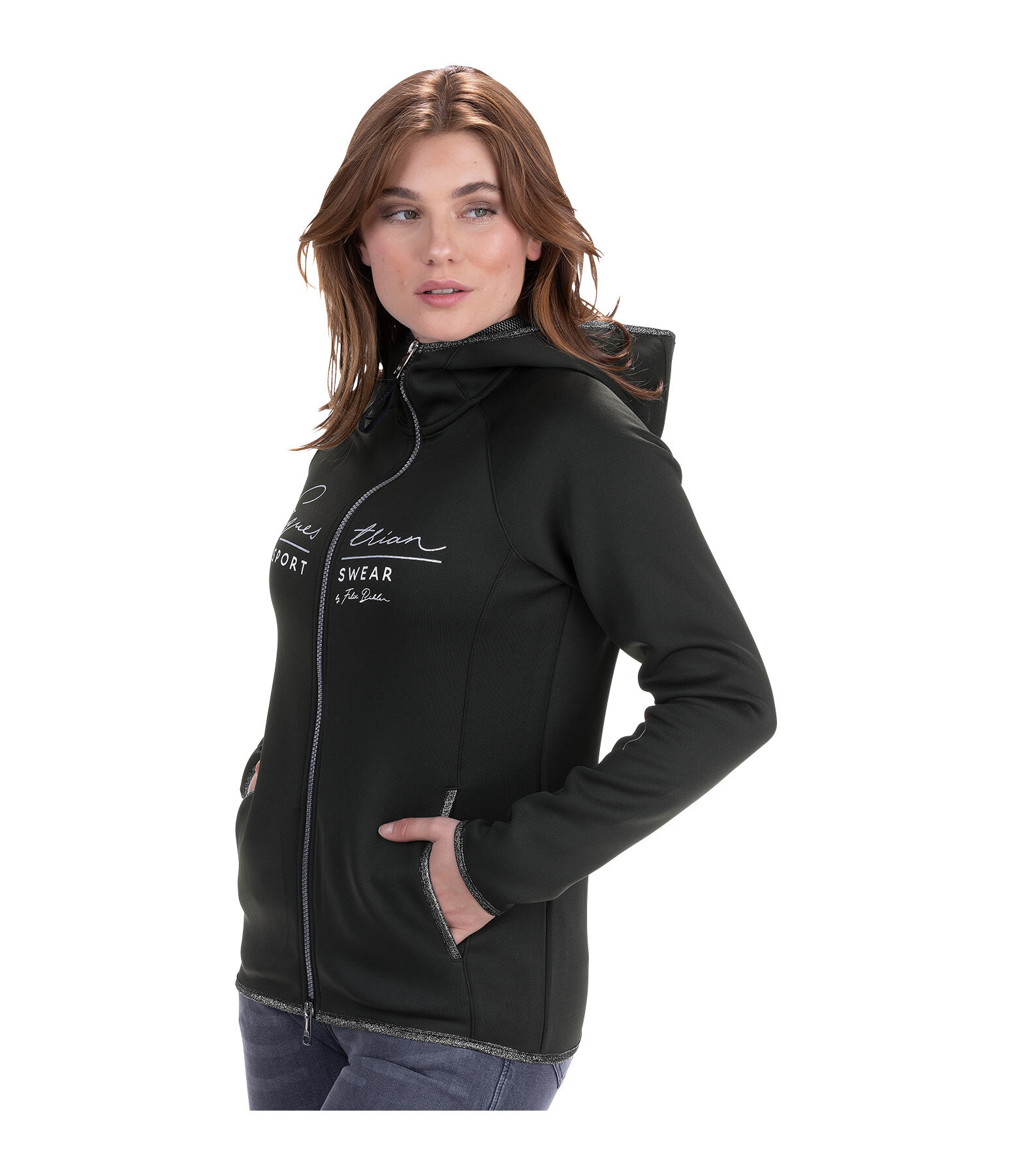 Performance Stretch Hooded Jacket Mia