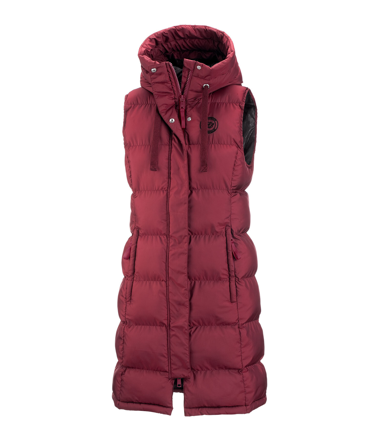 Hooded Long Gilet Clara