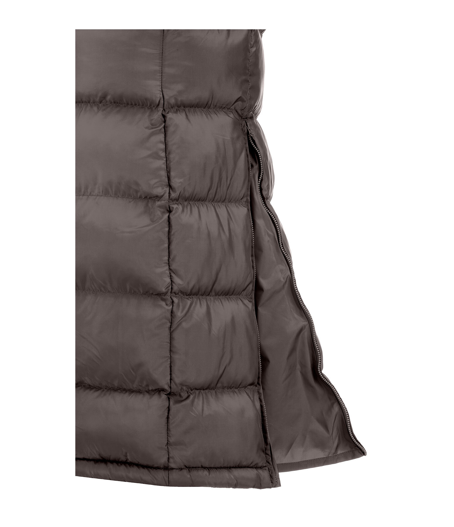 Hooded Long Gilet Clara