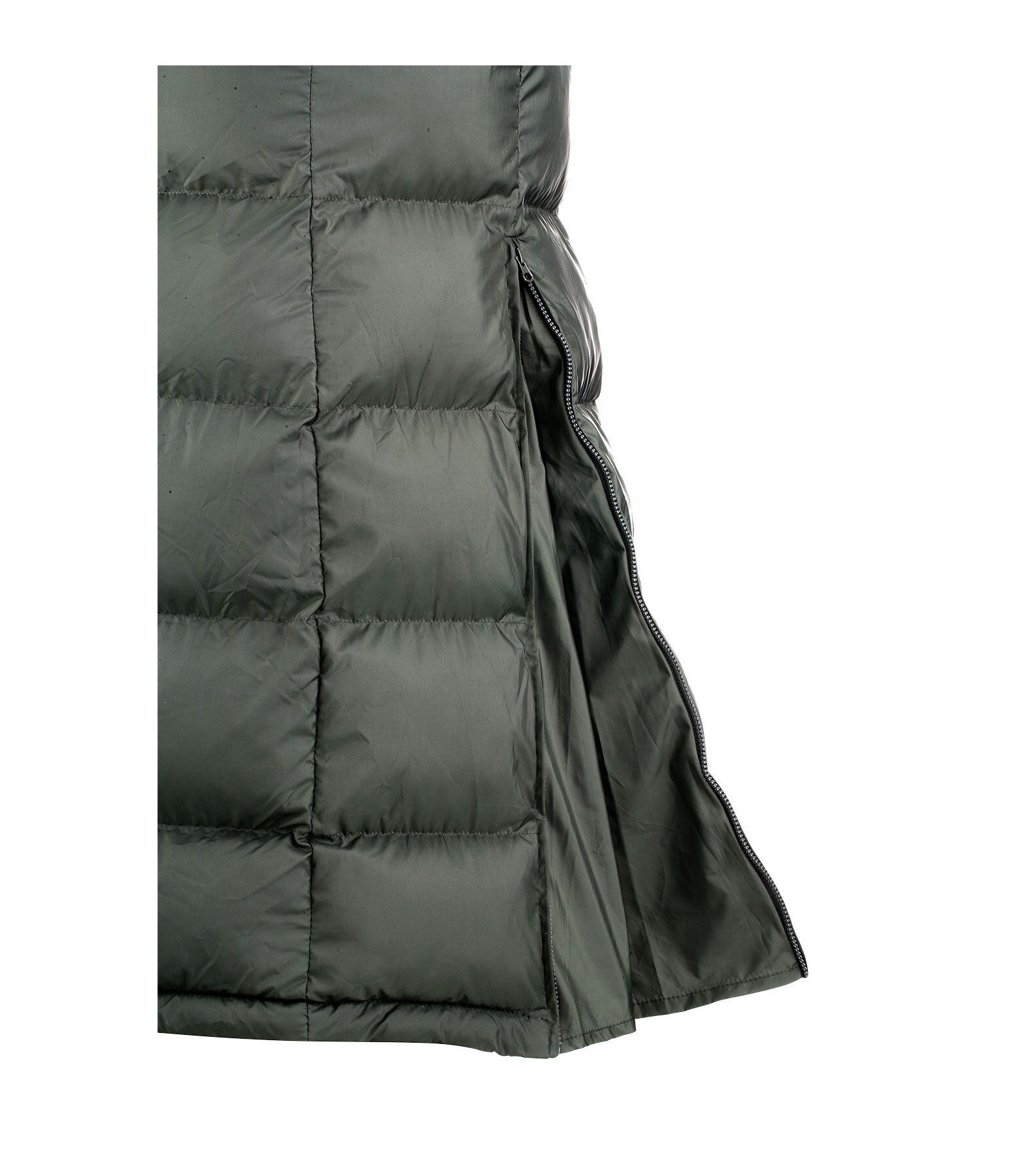 Hooded Long Gilet Clara