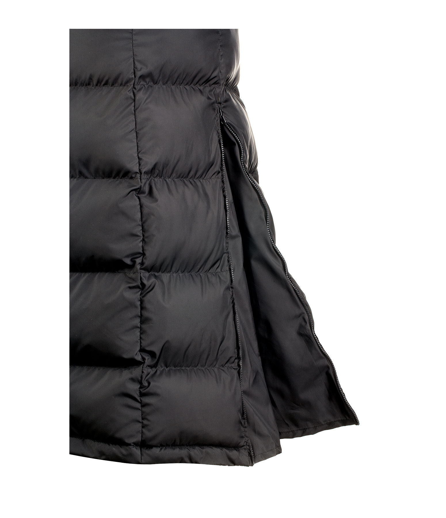 Hooded Long Gilet Clara