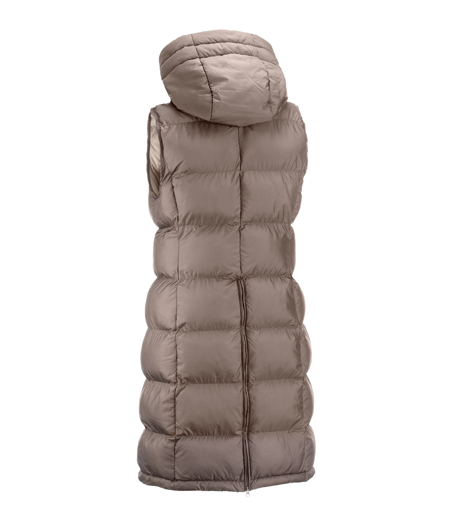 Hooded Long Gilet Clara