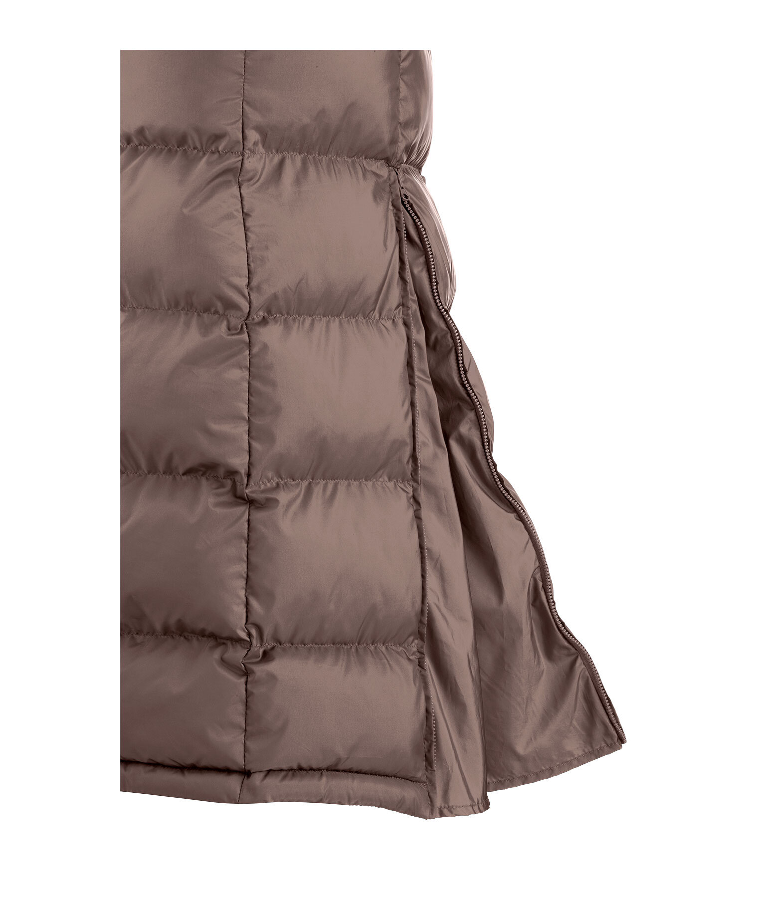 Hooded Long Gilet Clara