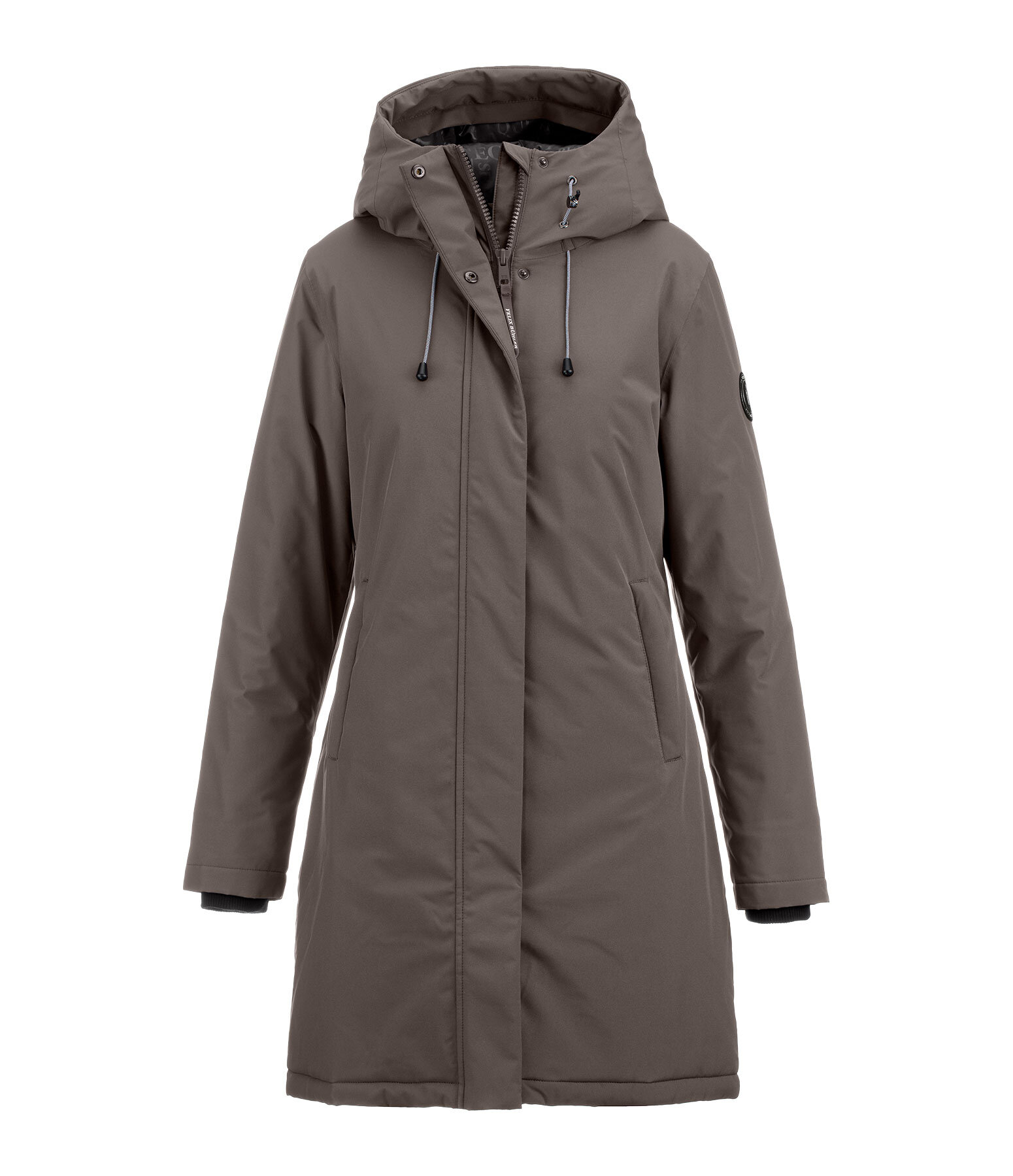 Hooded Functional Riding Coat Amelie