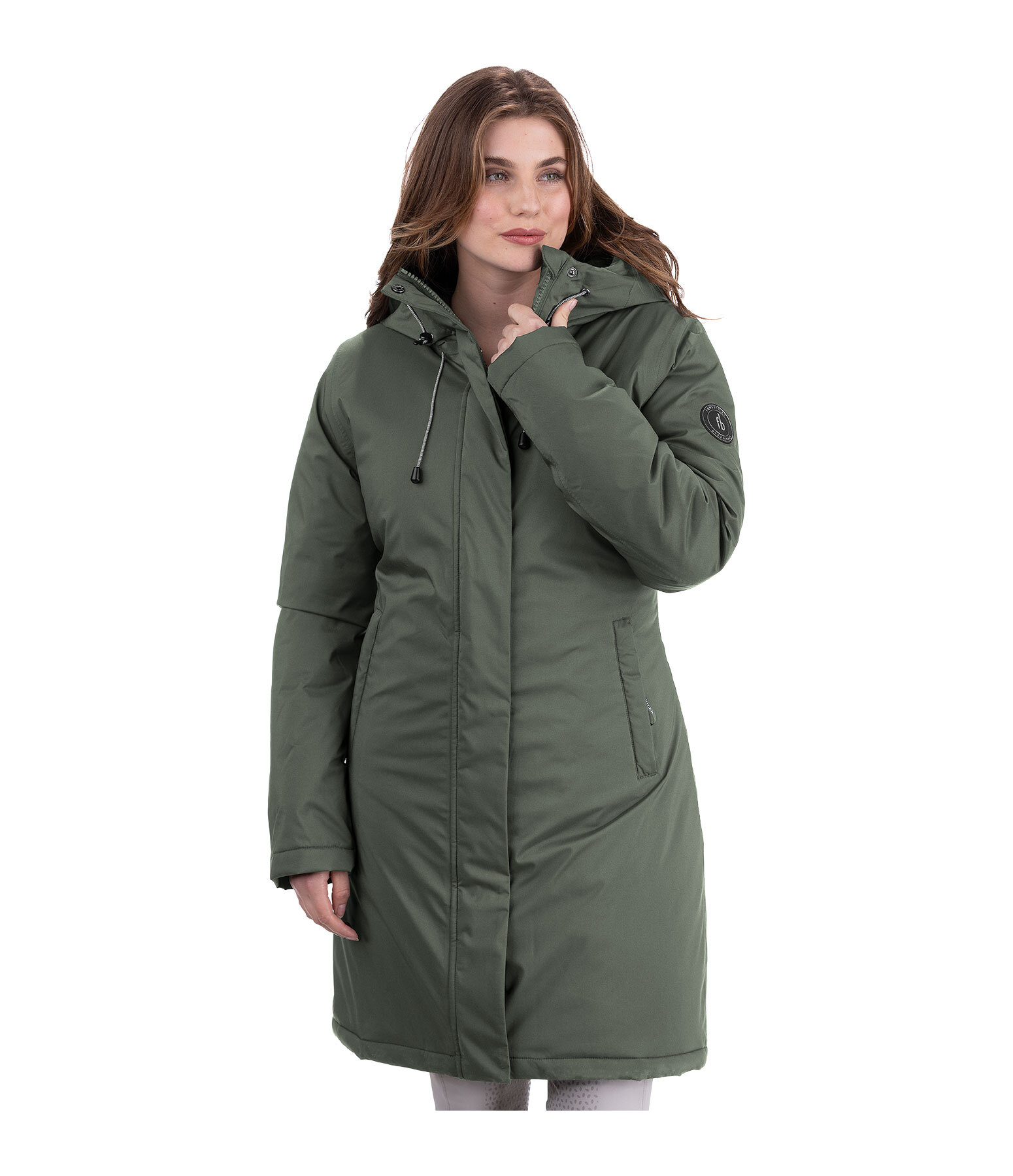 Hooded Functional Riding Coat Amelie