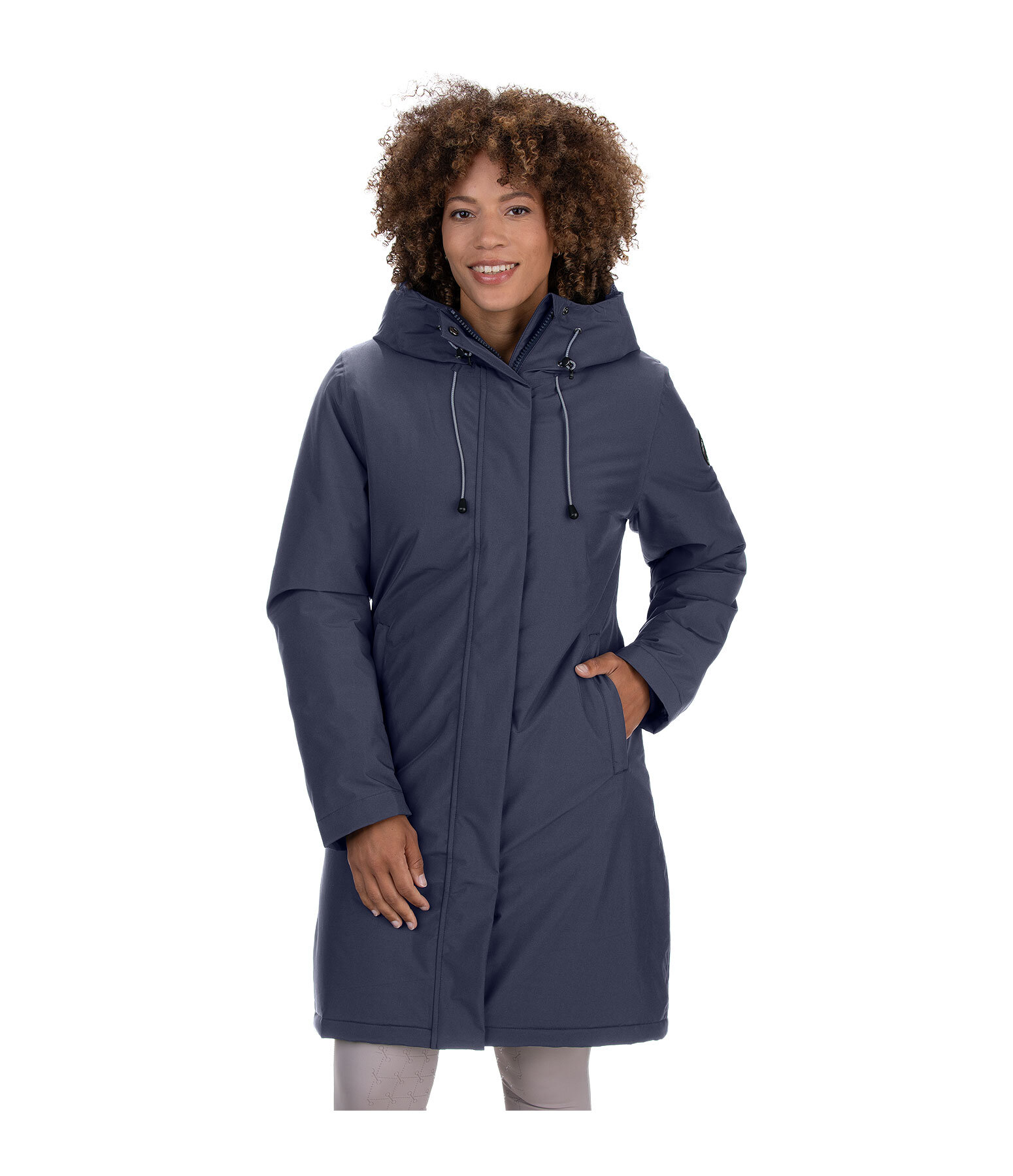 Hooded Functional Riding Coat Amelie