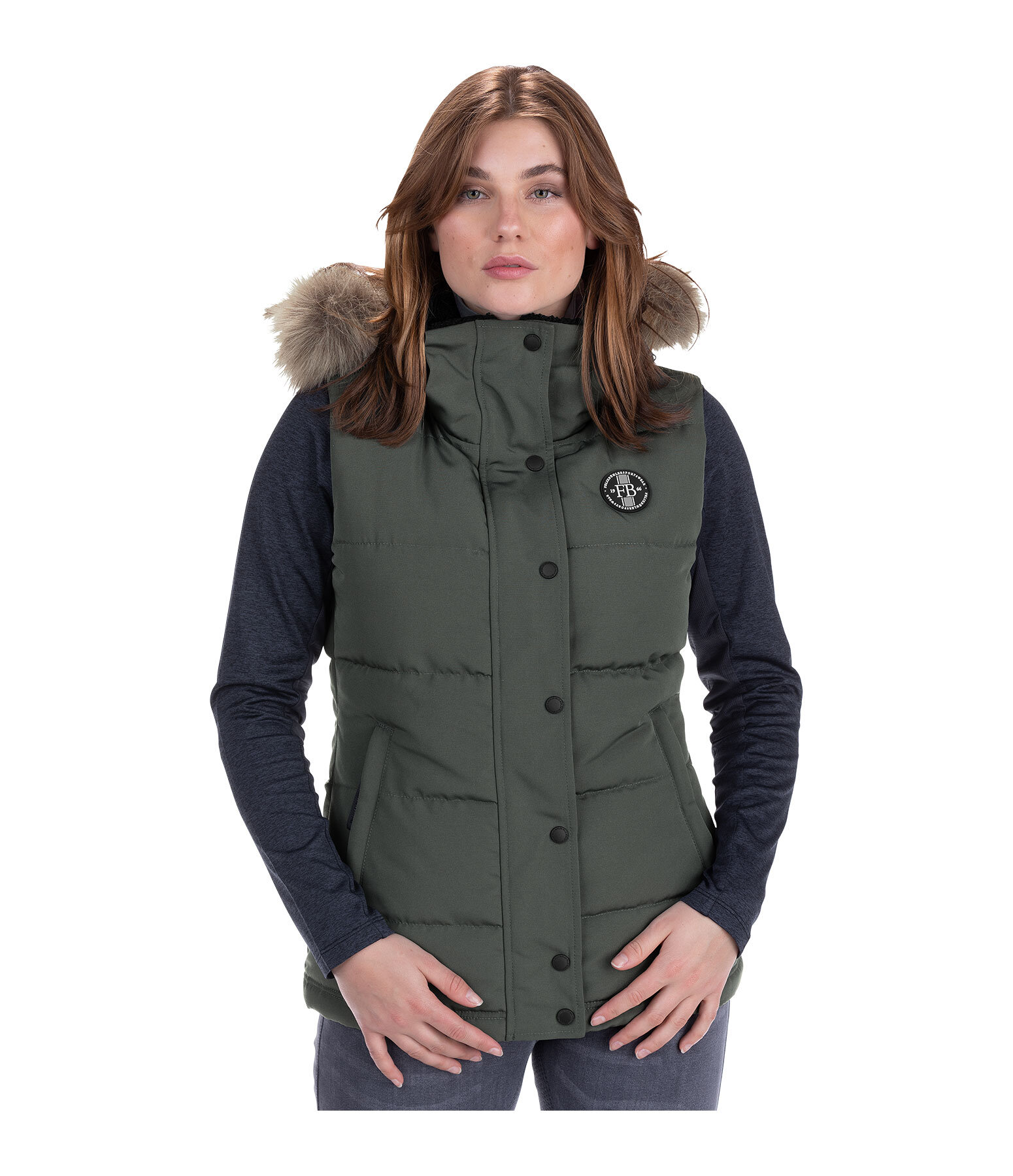 Hooded Riding Gilet Linn