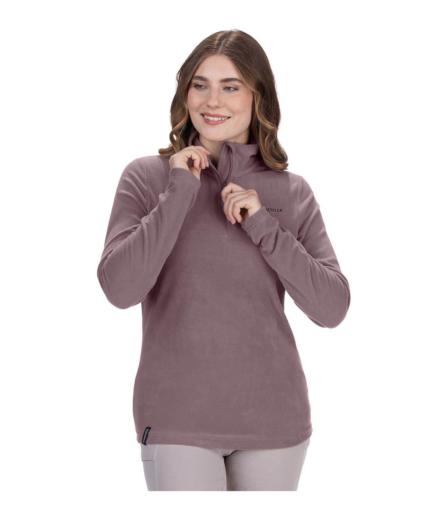 Zip Functional Fleece Shirt Luisa