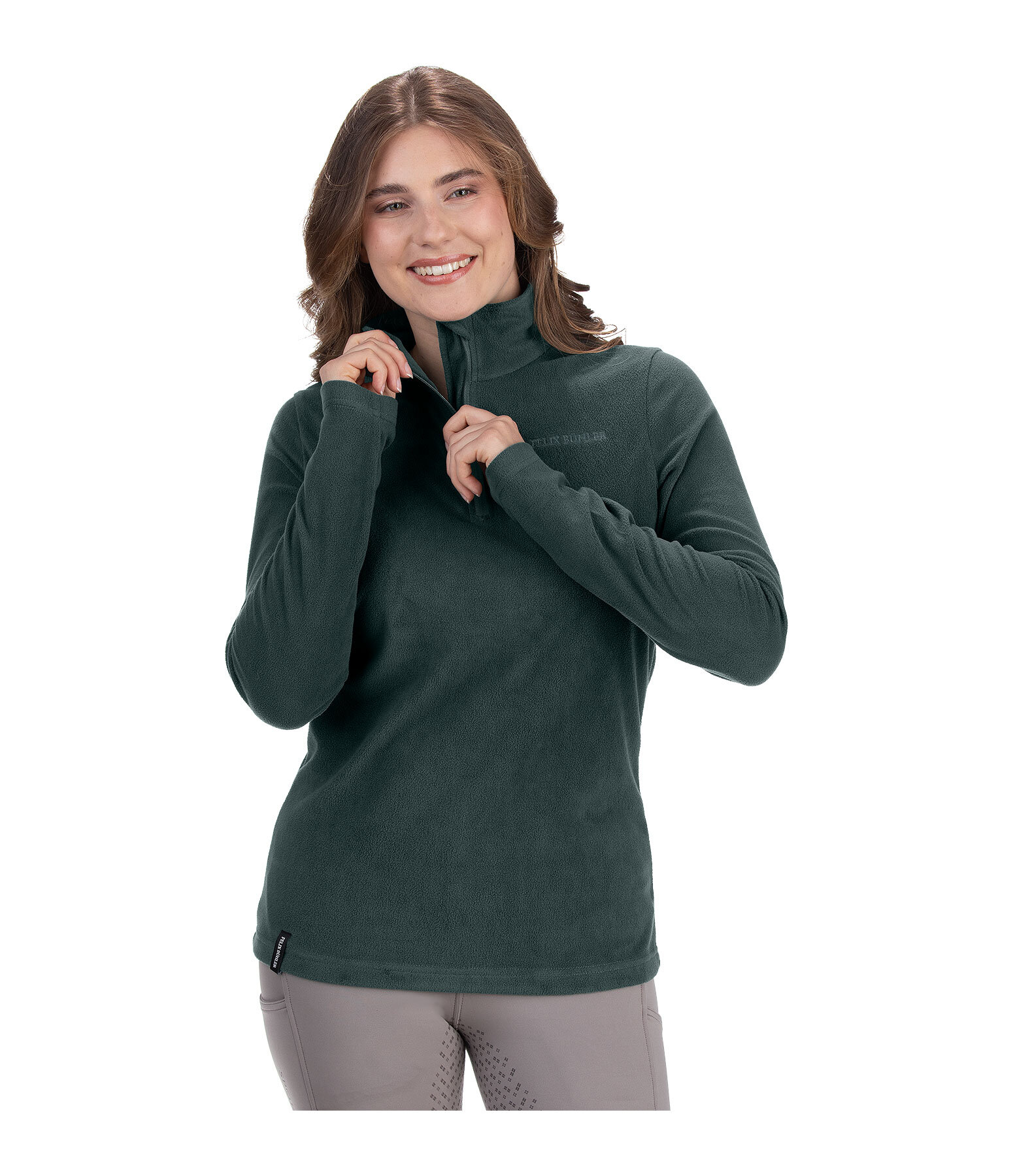 Zip Functional Fleece Shirt Luisa
