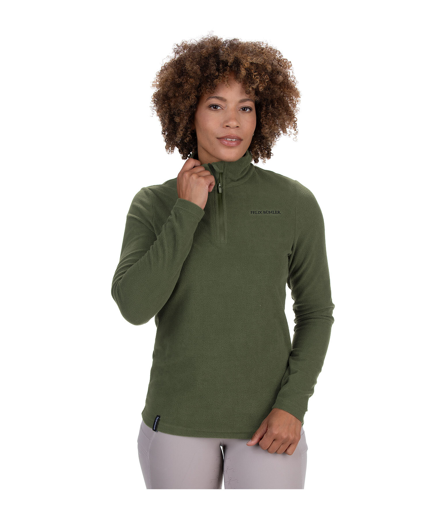 Zip Functional Fleece Shirt Luisa