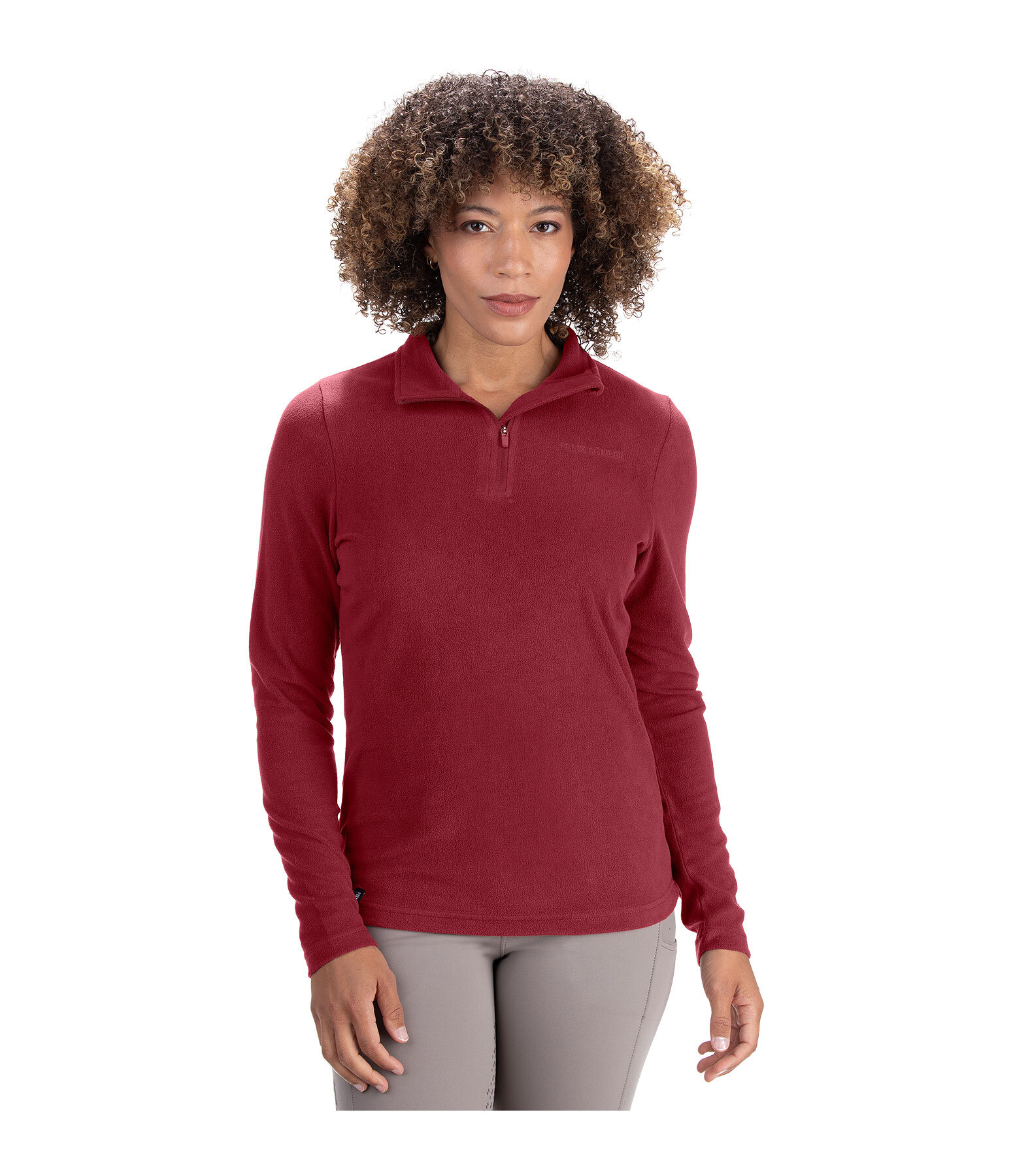 Zip Functional Fleece Shirt Luisa