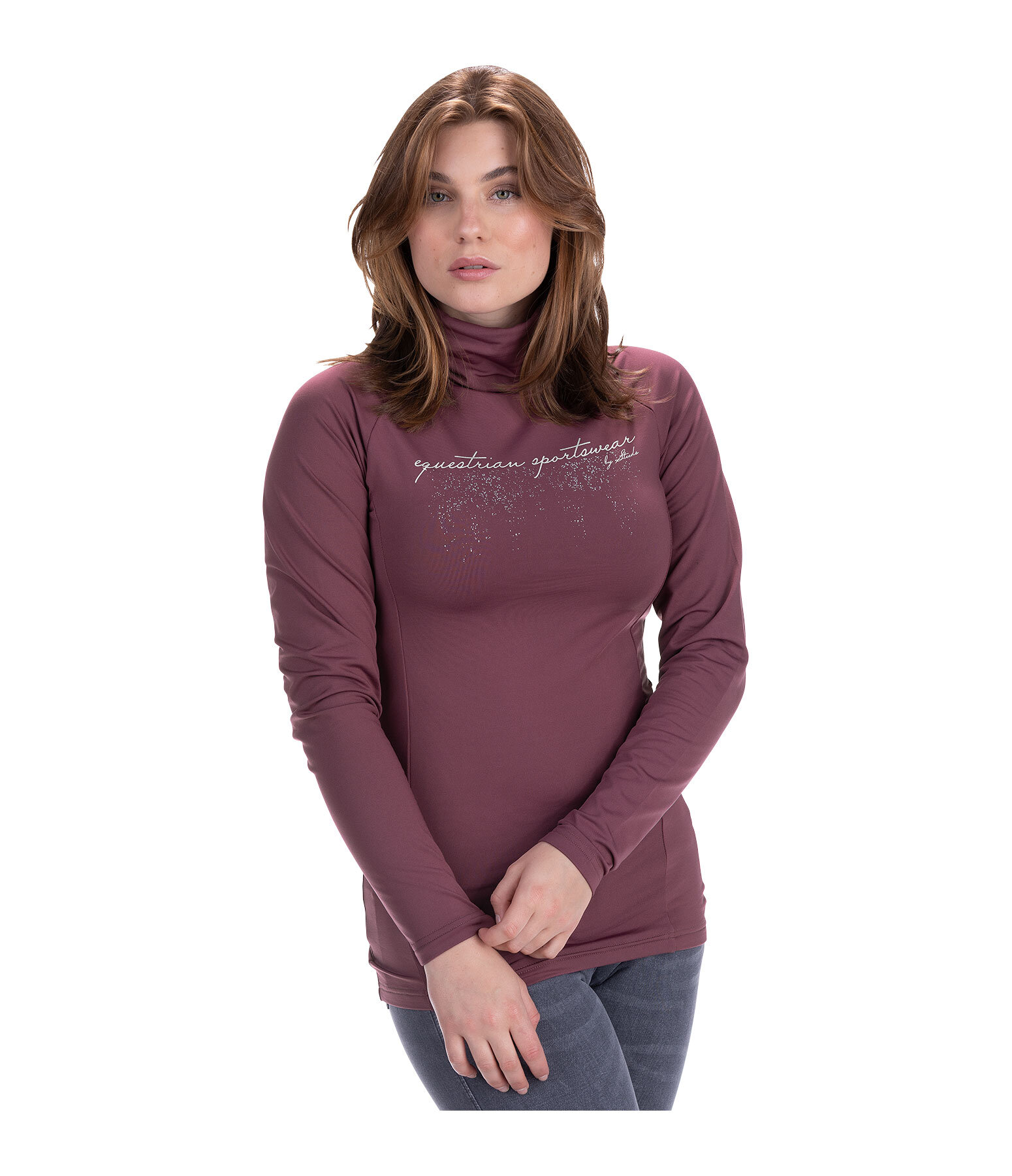 Performance Stretch Turtleneck Shirt Leana