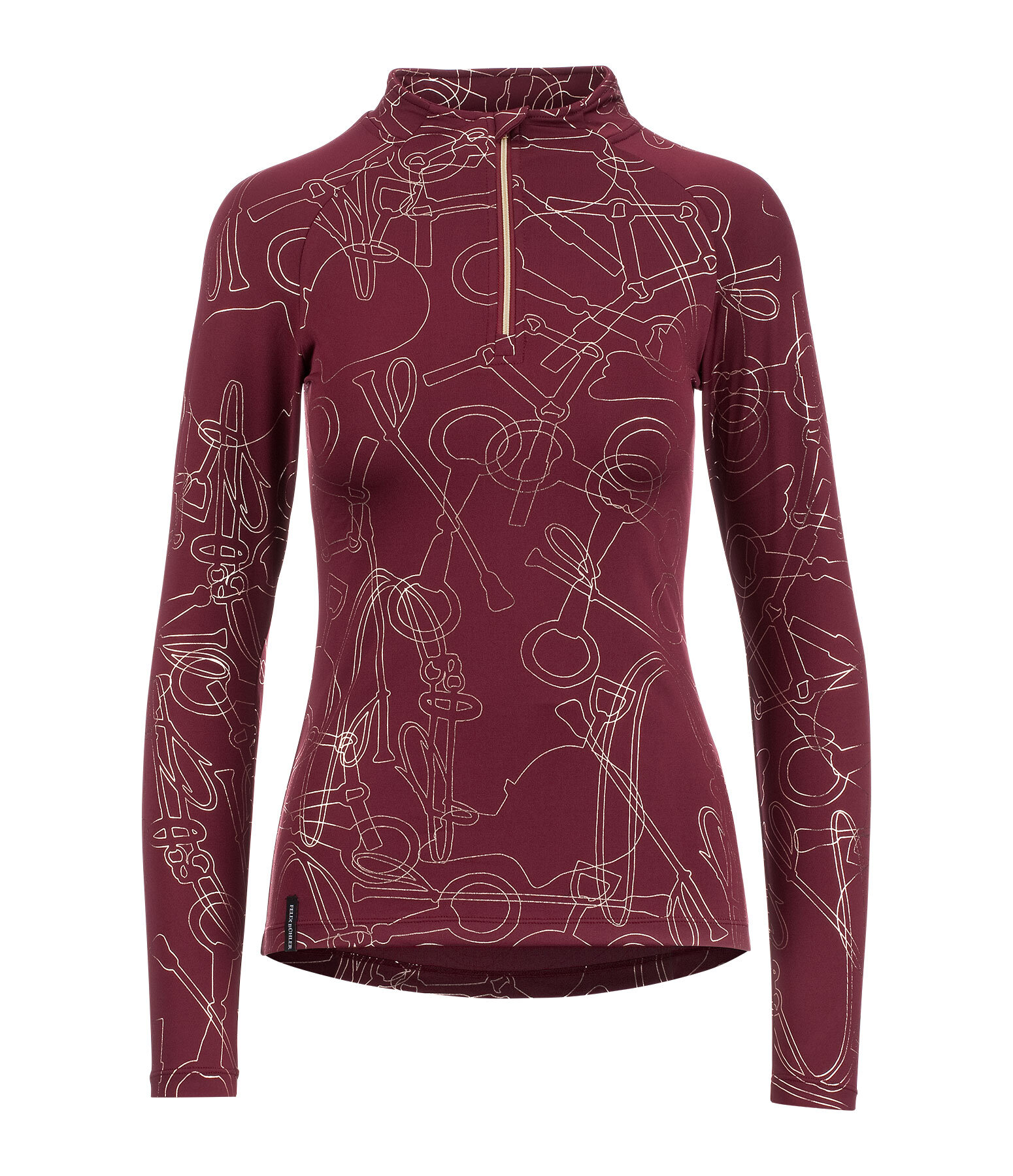 Zip Functional Long-Sleeved Shirt Hanne