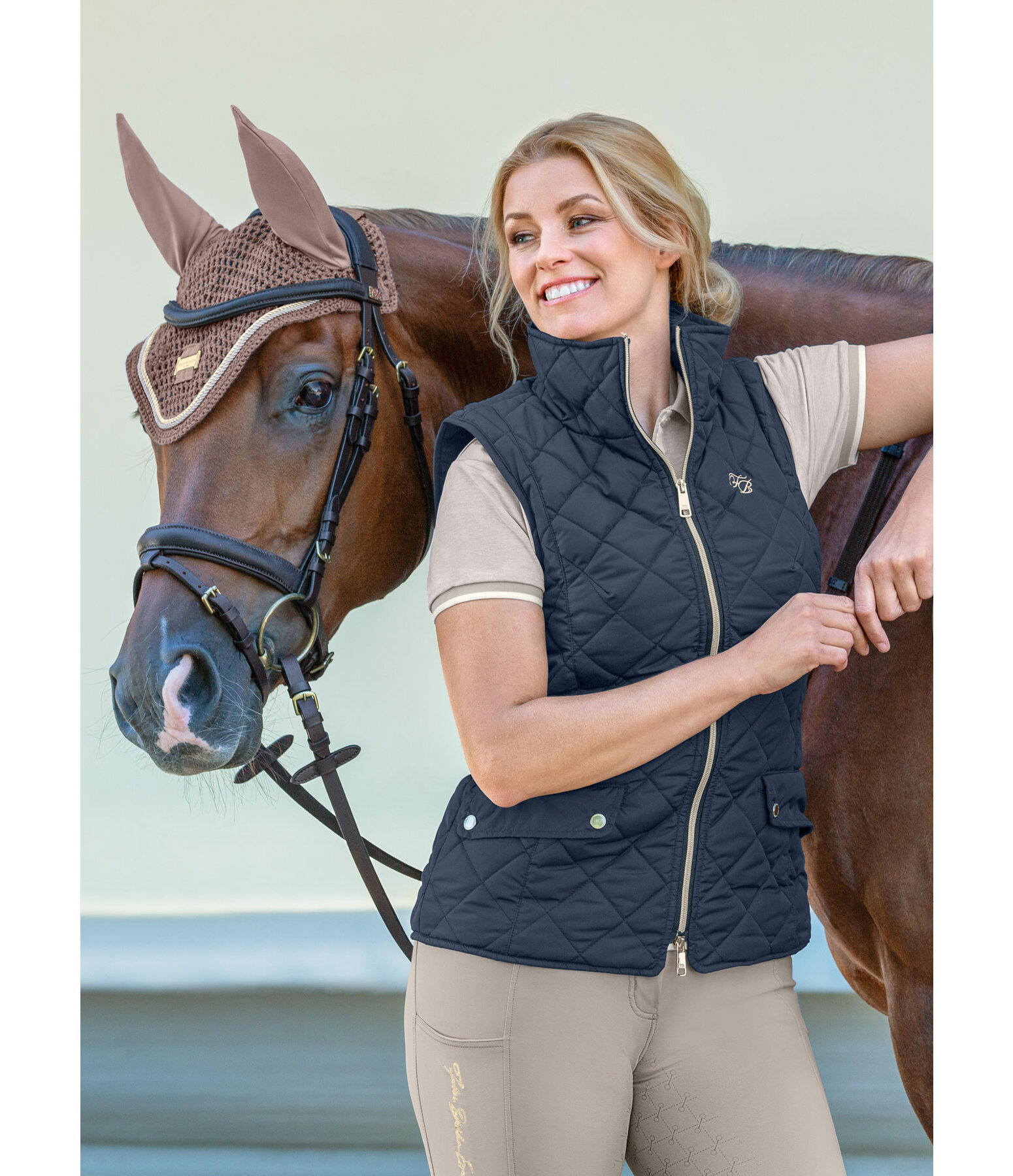 Quilted Gilet Katlyn Felix B hler Women s Tops Kramer Equestrian
