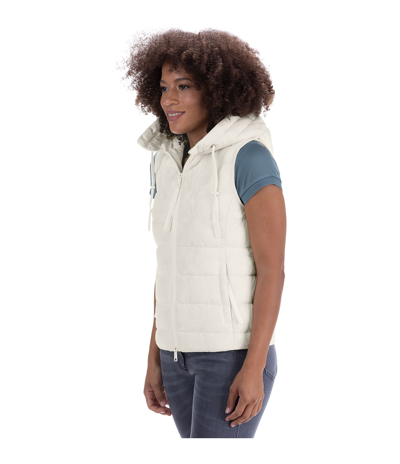 Hooded Riding Gilet Merle