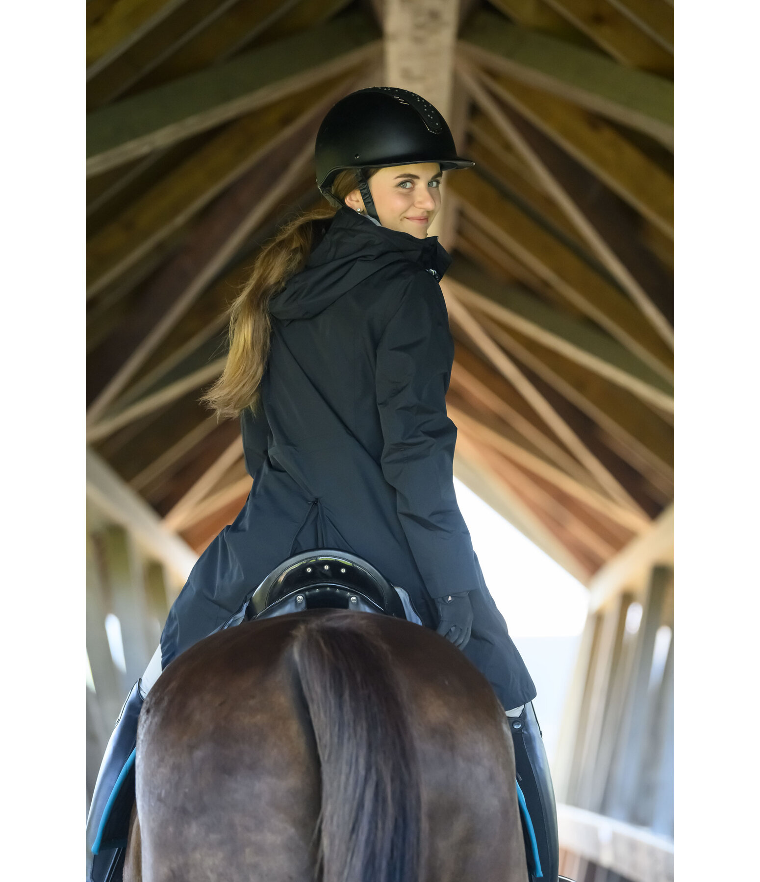 Hooded Functional Riding Parka Nella Kramer Equestrian