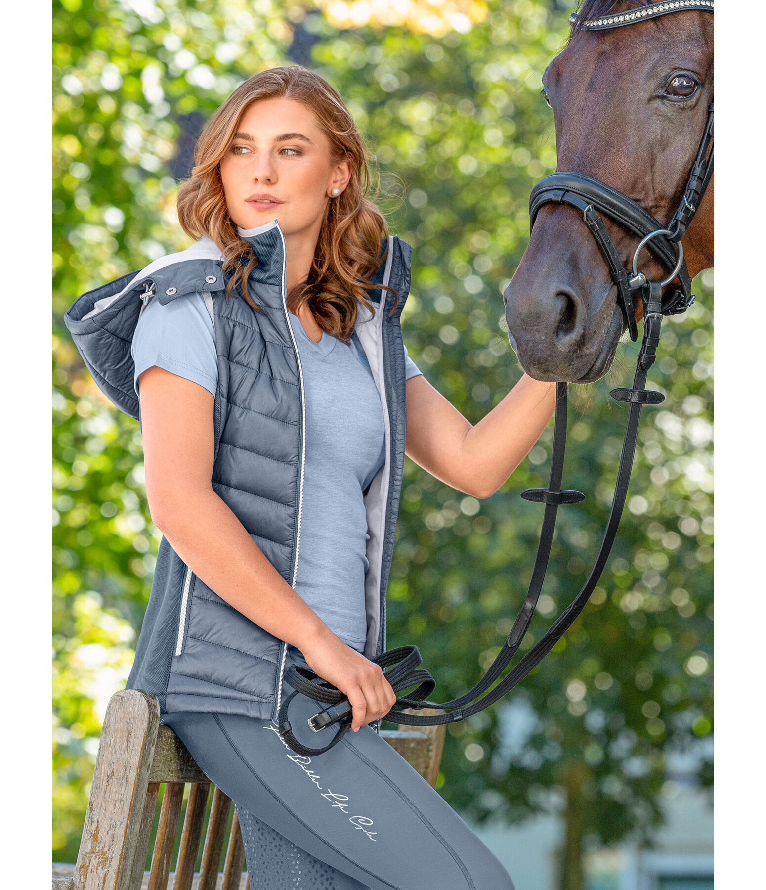 Hooded Combination Gilet Lilah