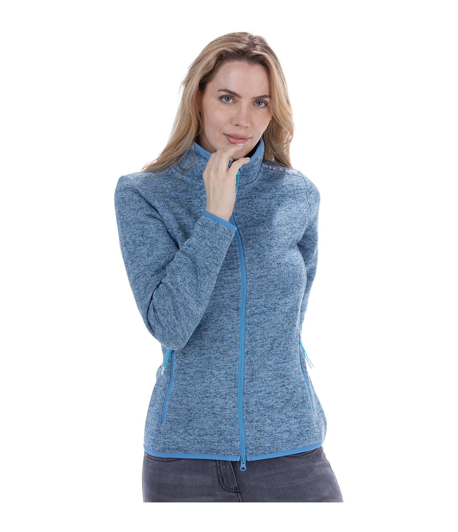 Knitted Fleece Jacket Emmi