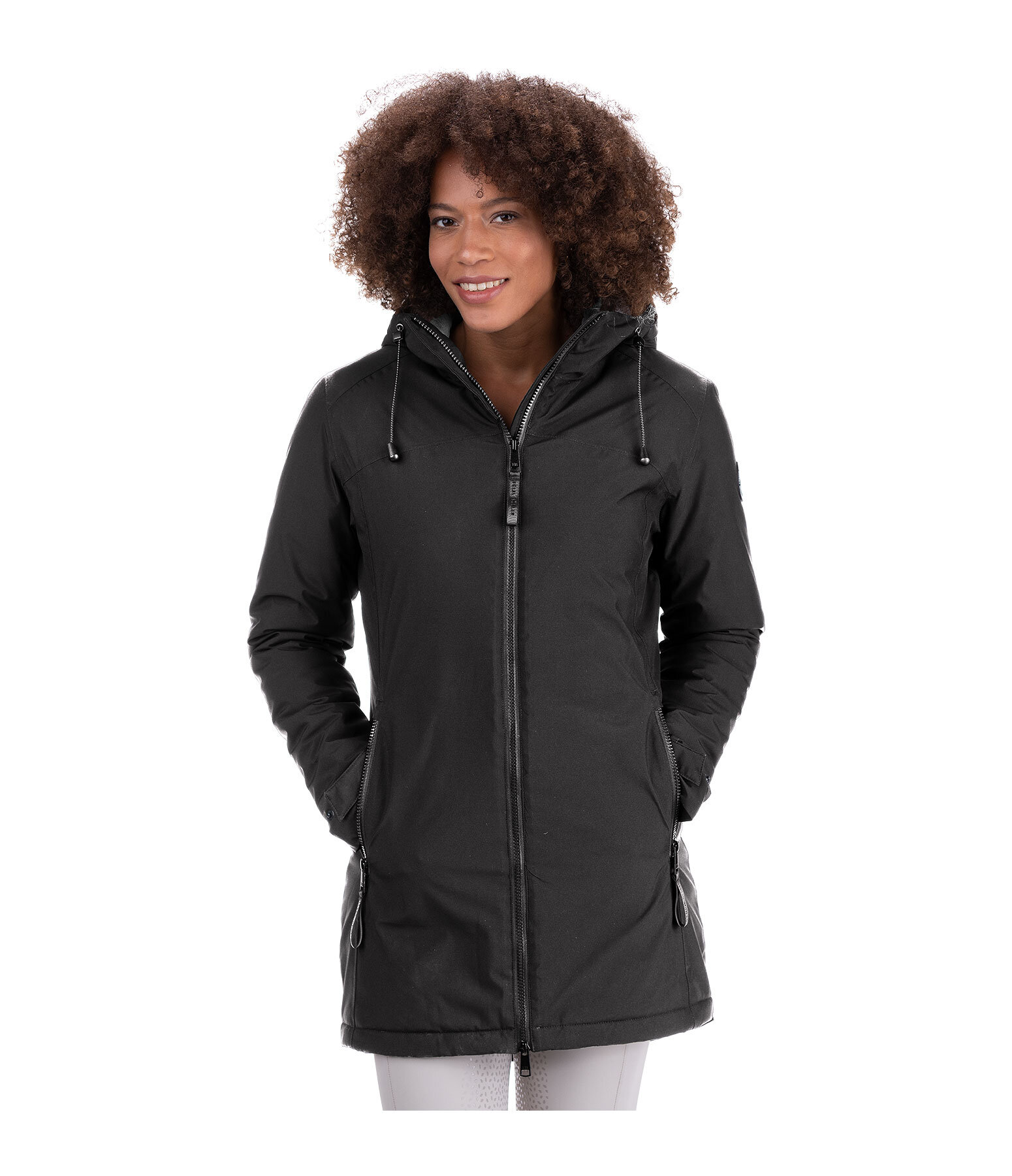 Functional Hooded Riding Coat Eliza