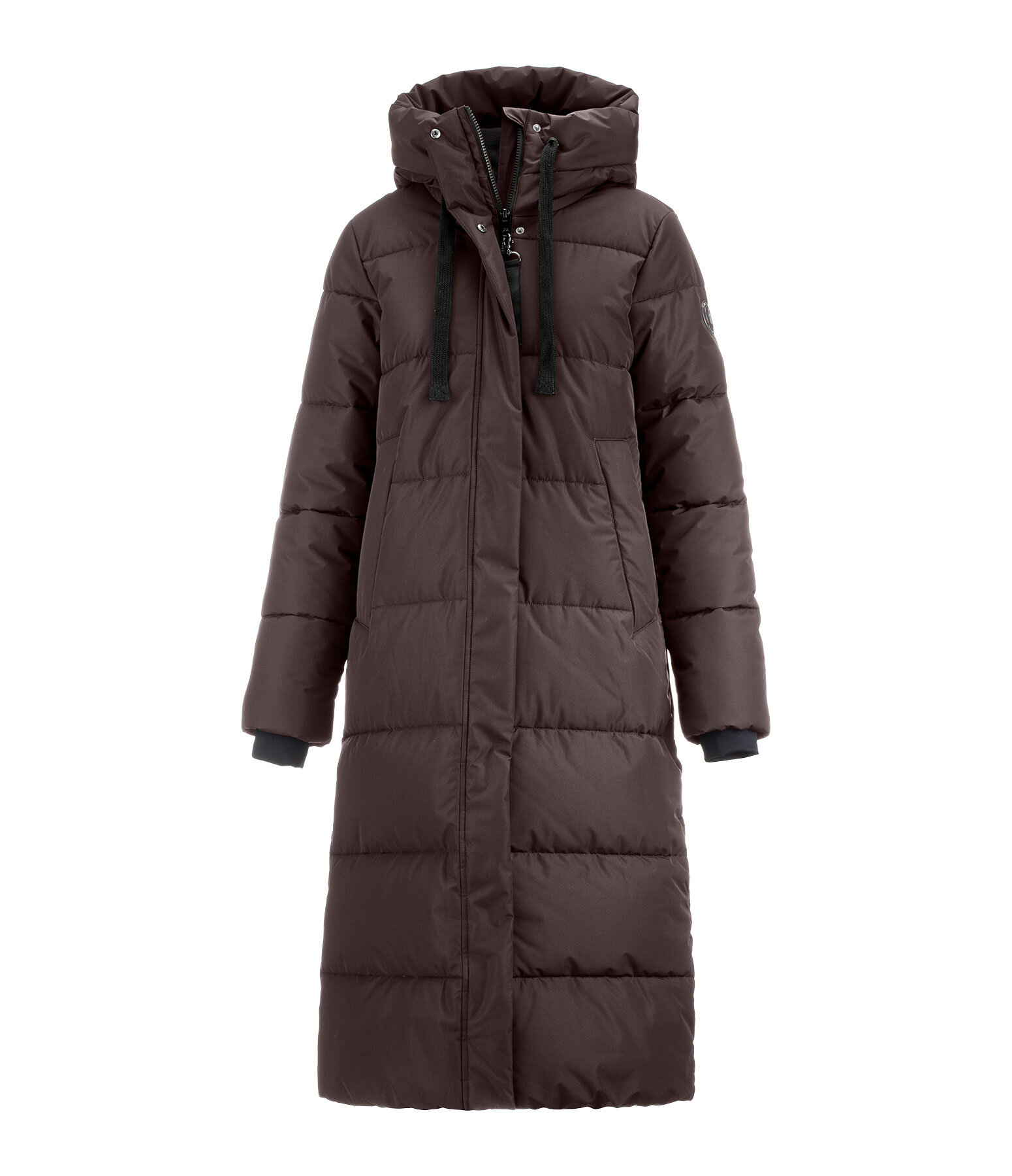 Hooded Quilted Riding Coat Anne