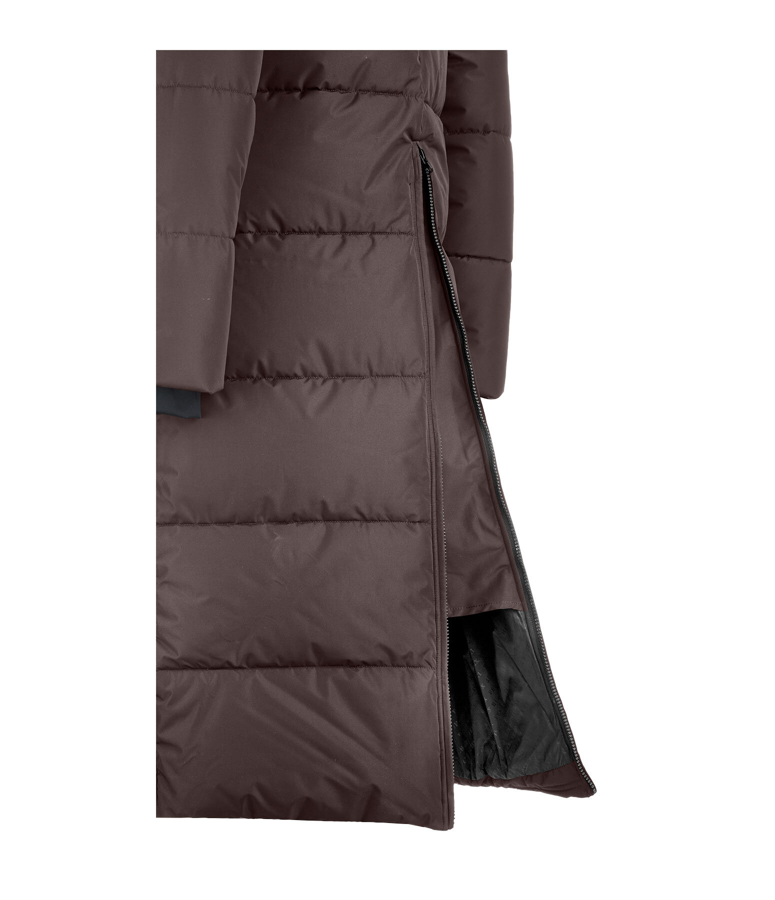 Hooded Quilted Riding Coat Anne