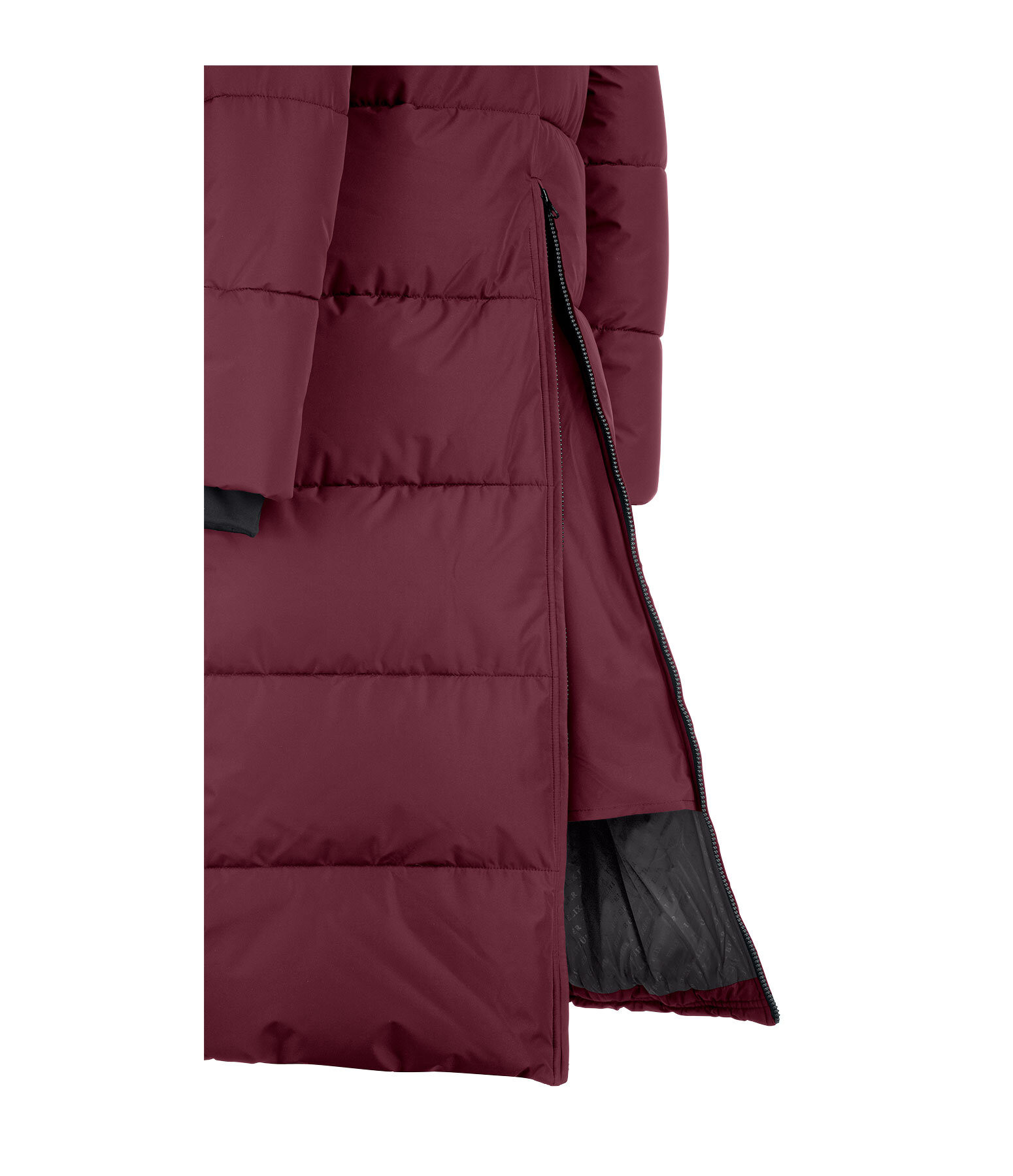 Hooded Quilted Riding Coat Anne