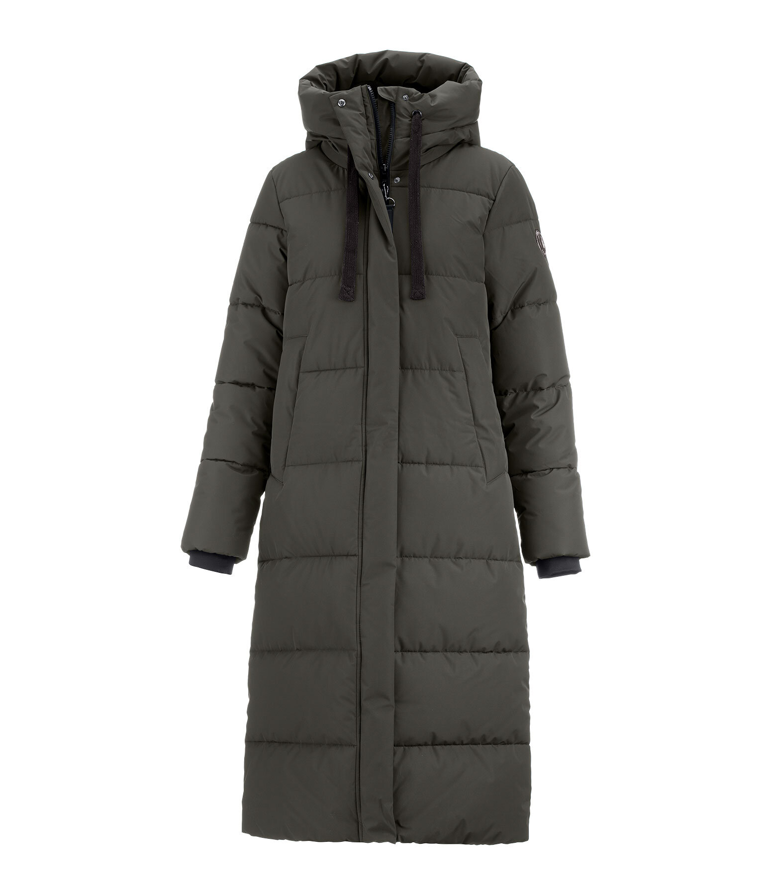 Hooded Quilted Riding Coat Anne