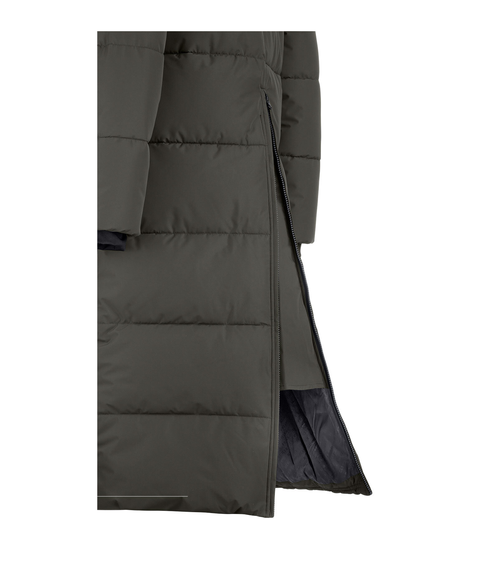 Hooded Quilted Riding Coat Anne