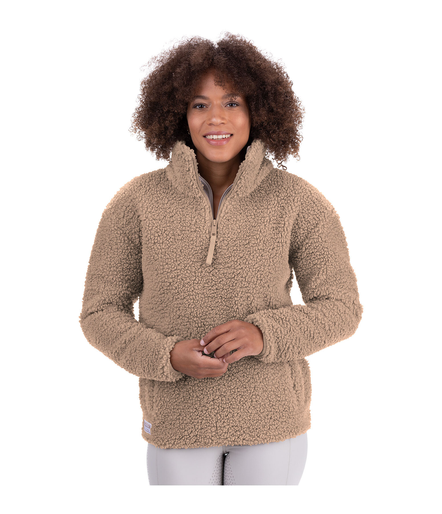 Women's teddy fleece jumper shop