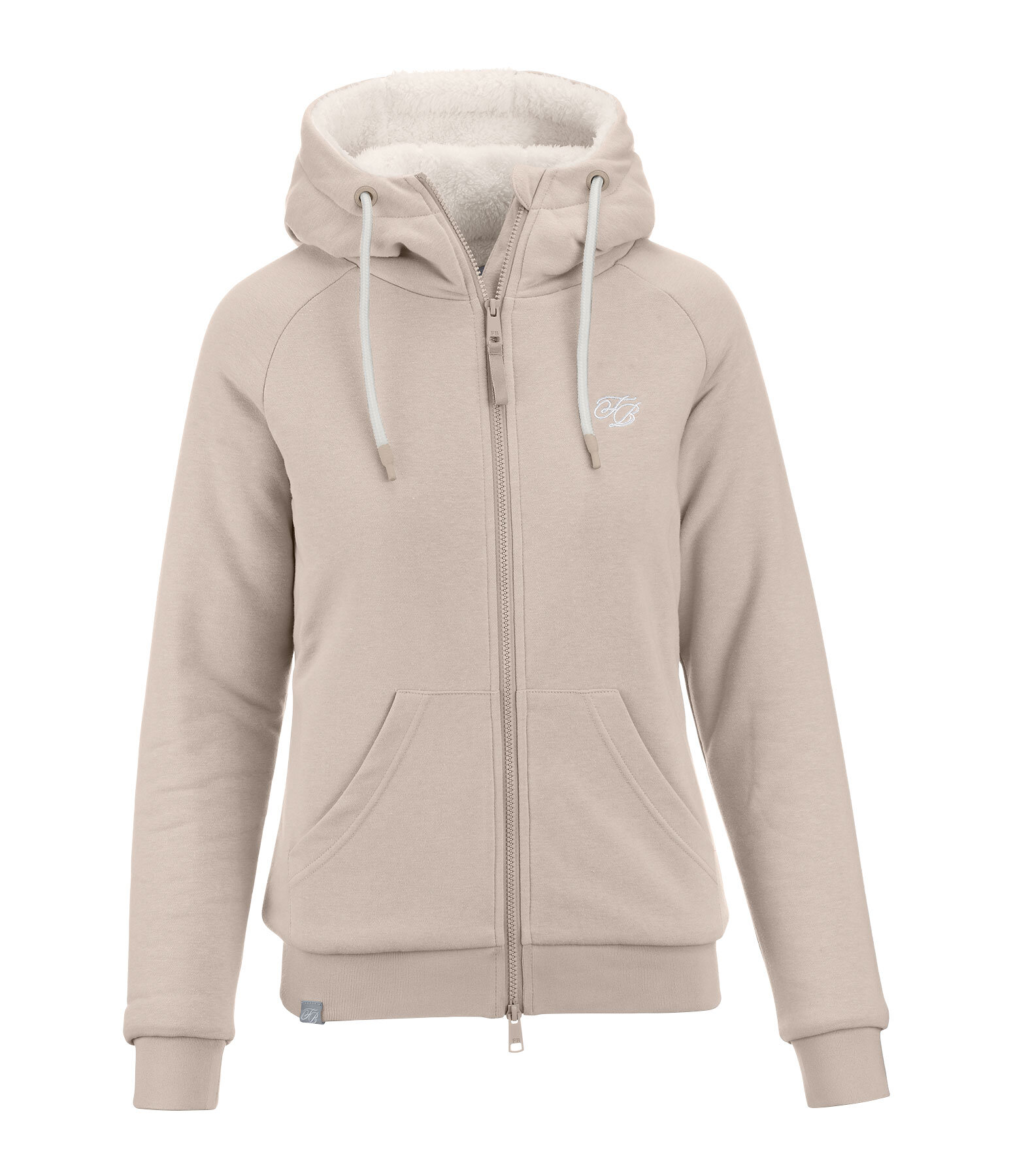 Hooded Teddy Fleece Sweatshirt Jacket Kaja