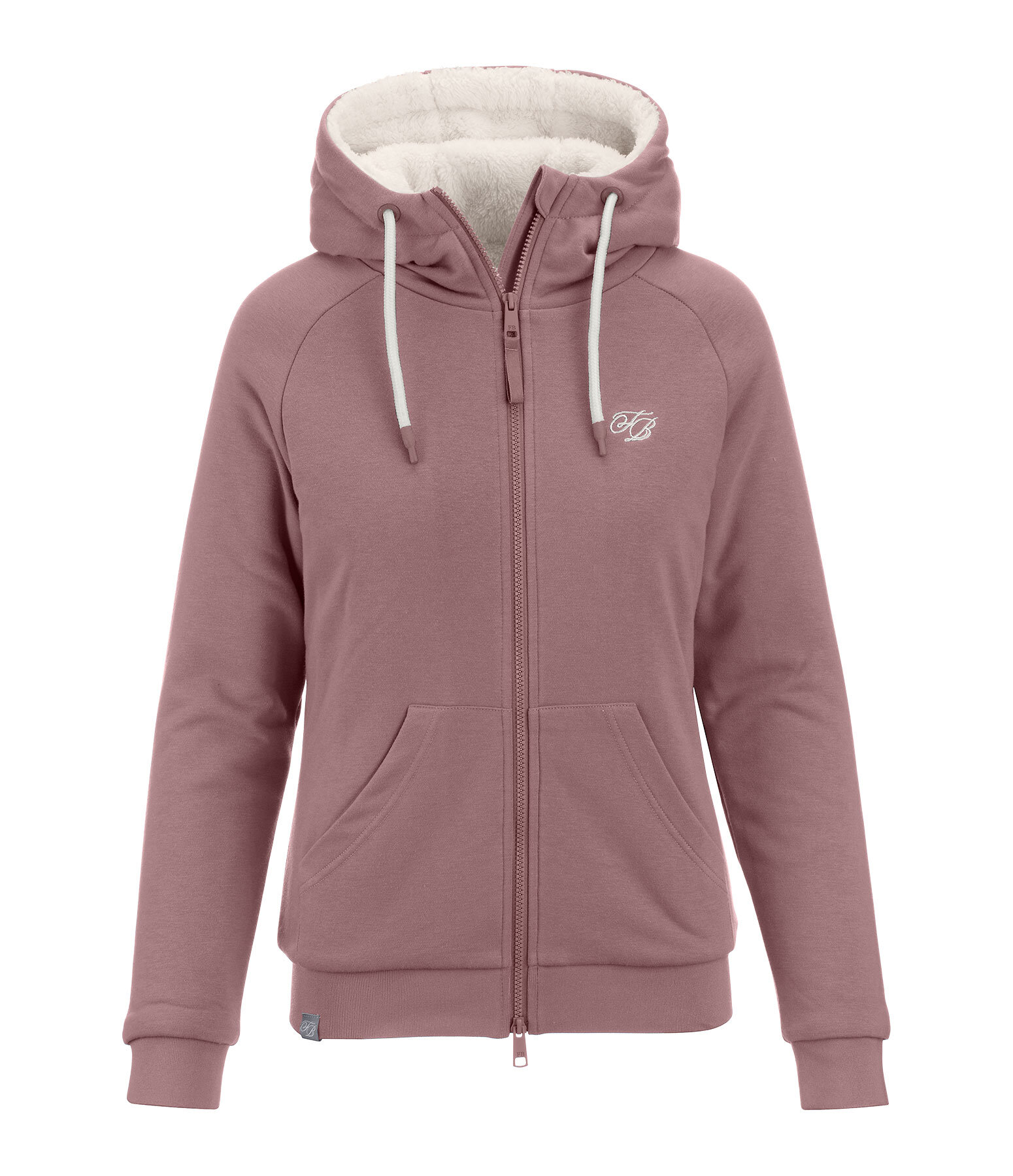 Hooded Teddy Fleece Sweatshirt Jacket Kaja