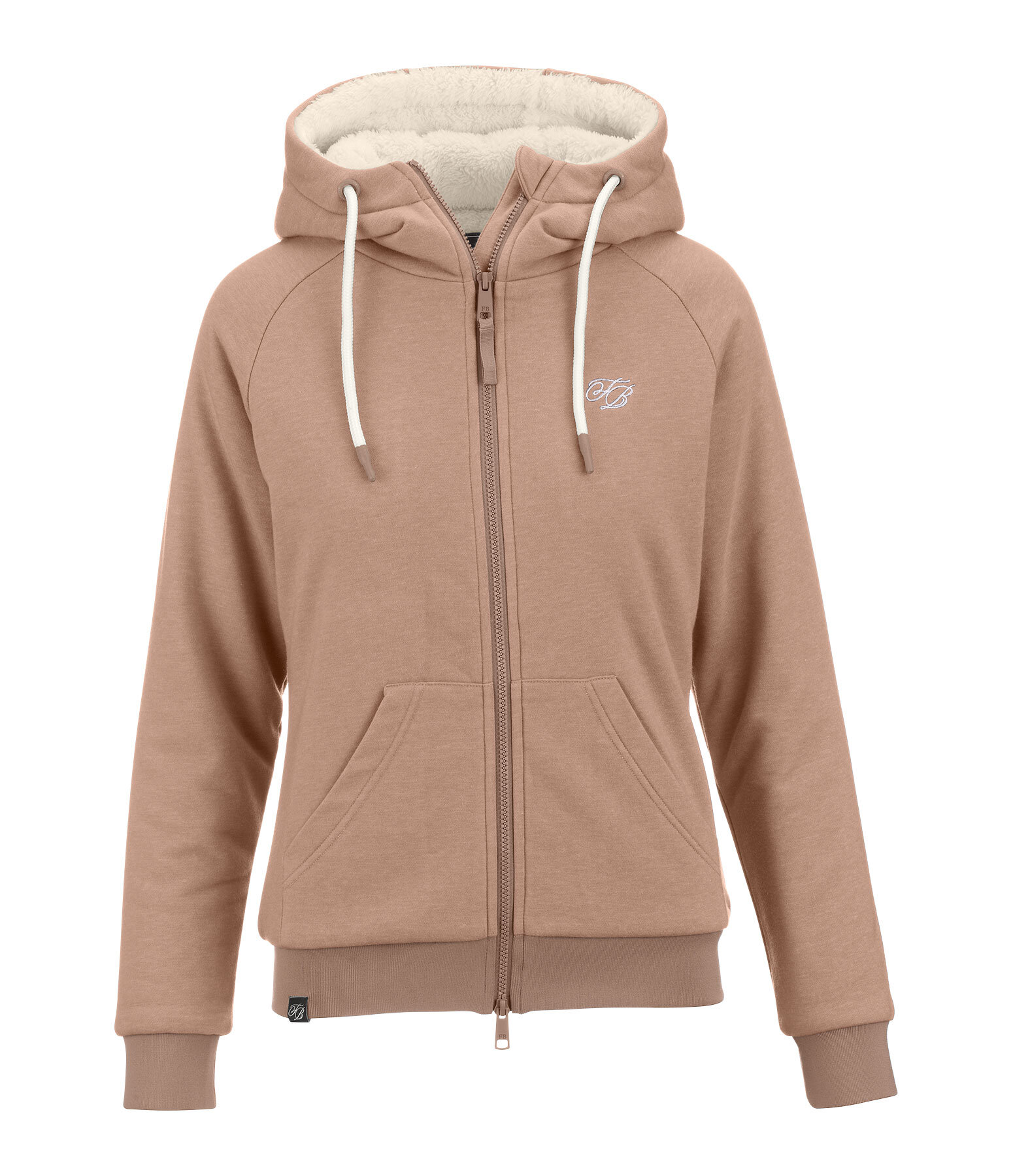 Hooded Teddy Fleece Sweatshirt Jacket Kaja