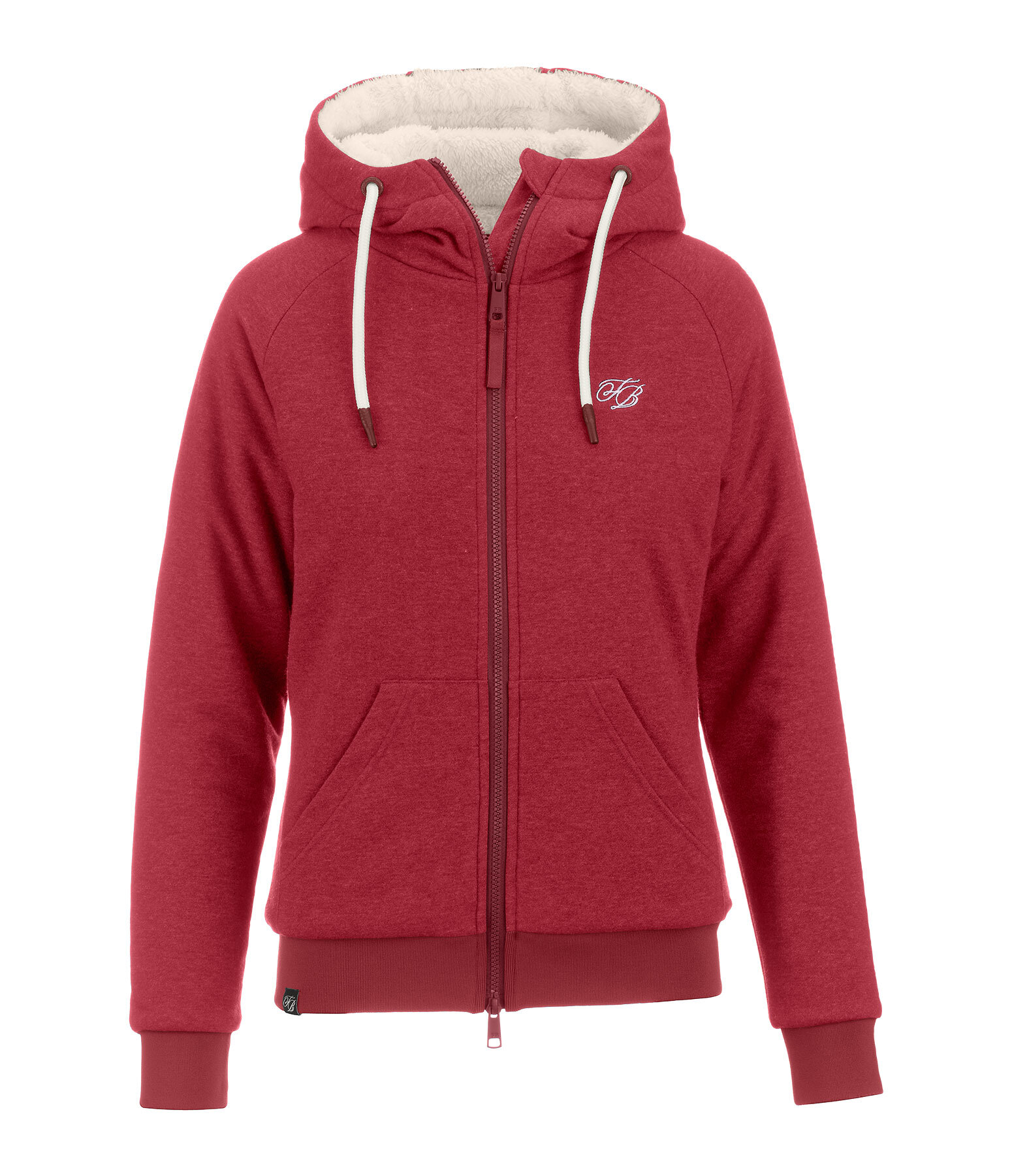 Hooded Teddy Fleece Sweatshirt Jacket Kaja