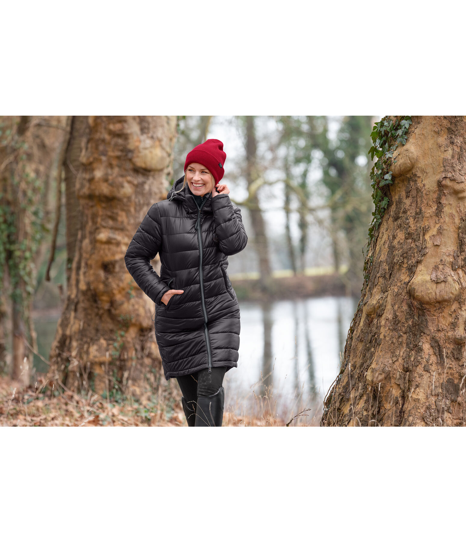 Hooded Quilted Coat Helene