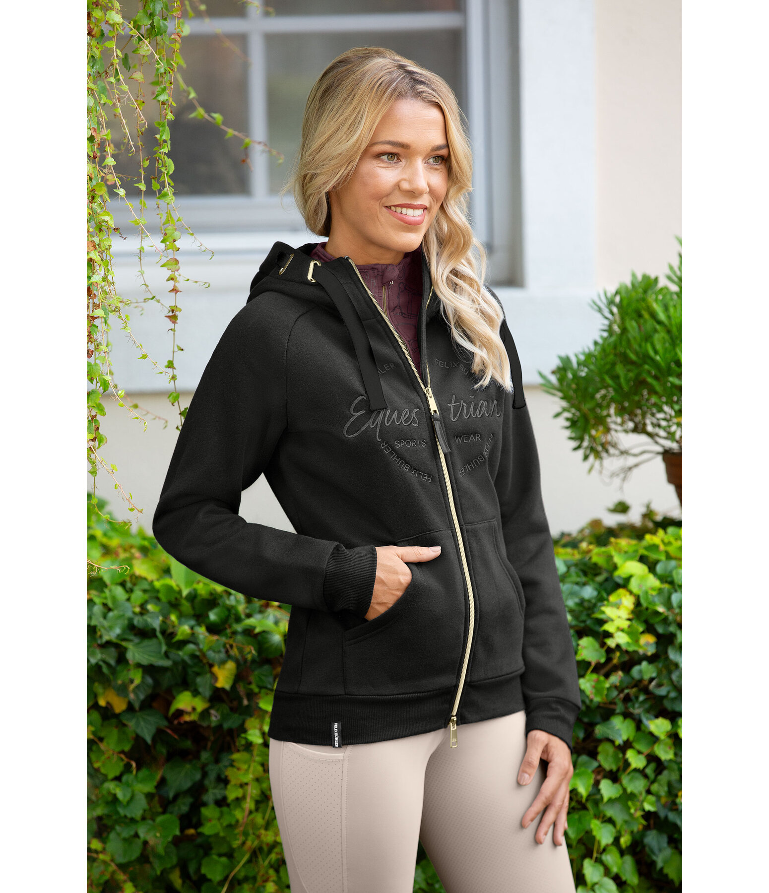 Hooded Sweatshirt Jacket Lynn