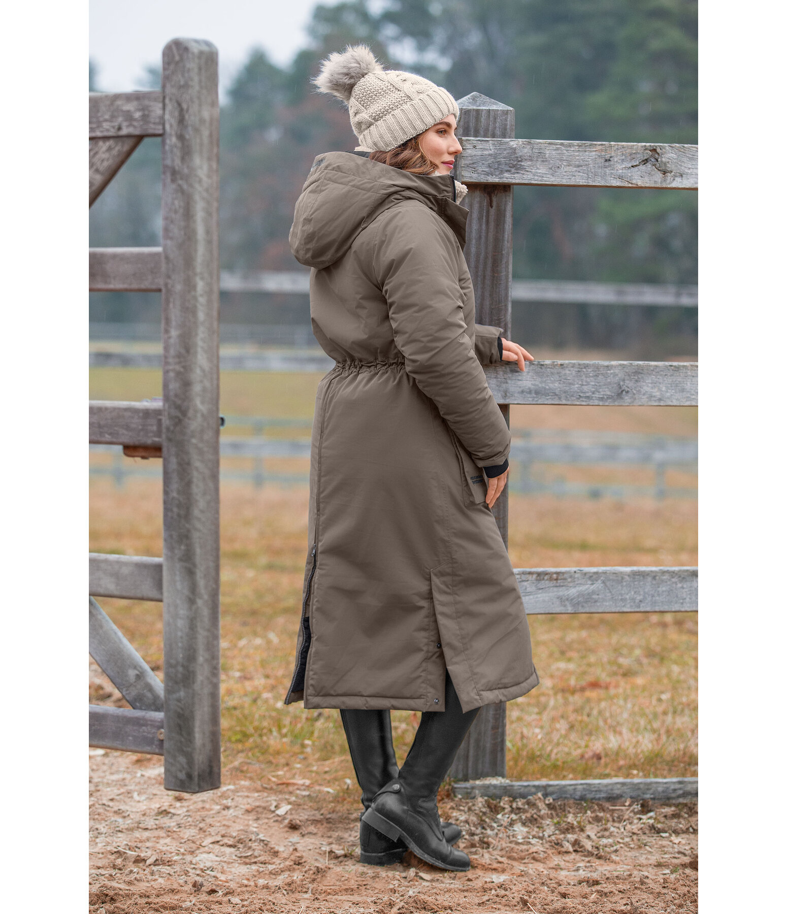 Hooded Functional Long Parka Claudi
