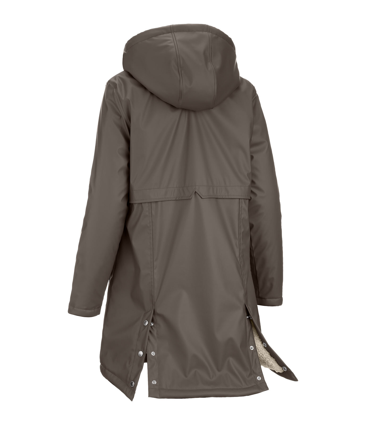 Teddy Fleece Hooded Raincoat Paris