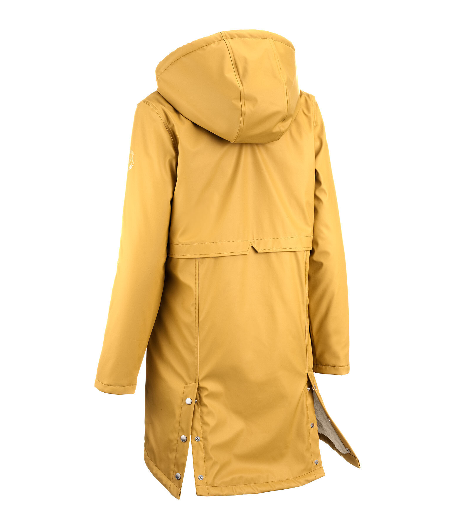 Hooded rain trench outlet