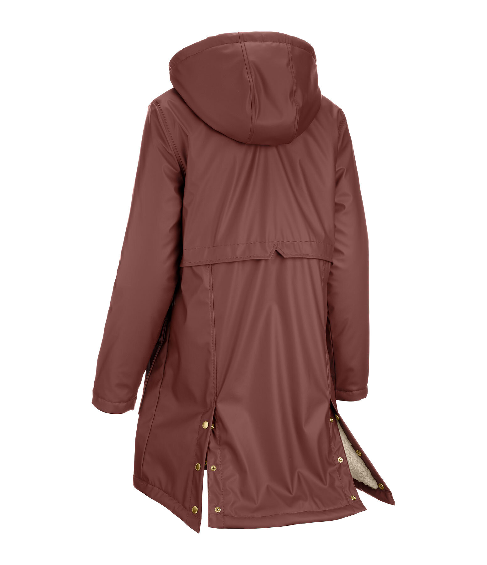Teddy Fleece Hooded Raincoat Paris