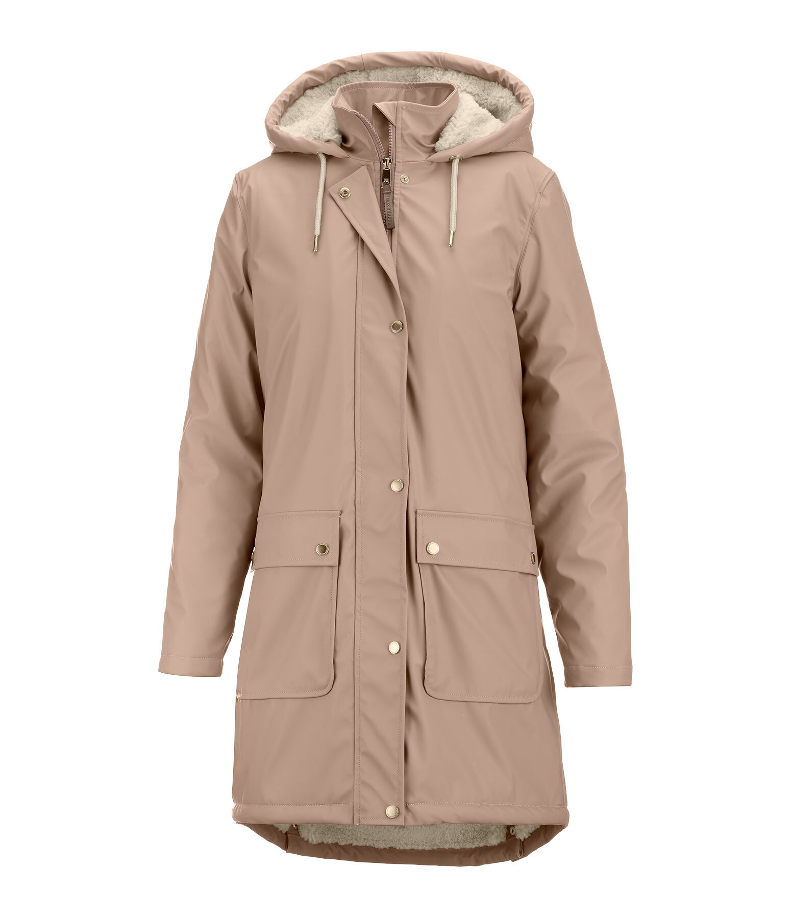 Teddy Fleece Hooded Raincoat Paris