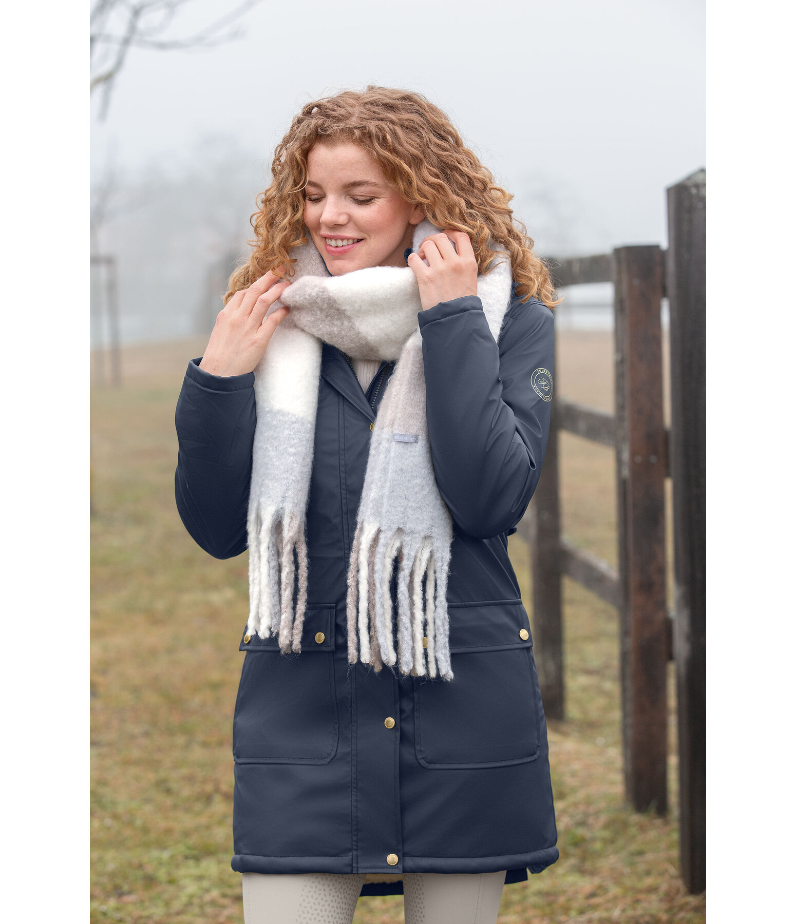 Teddy Fleece Hooded Raincoat Paris