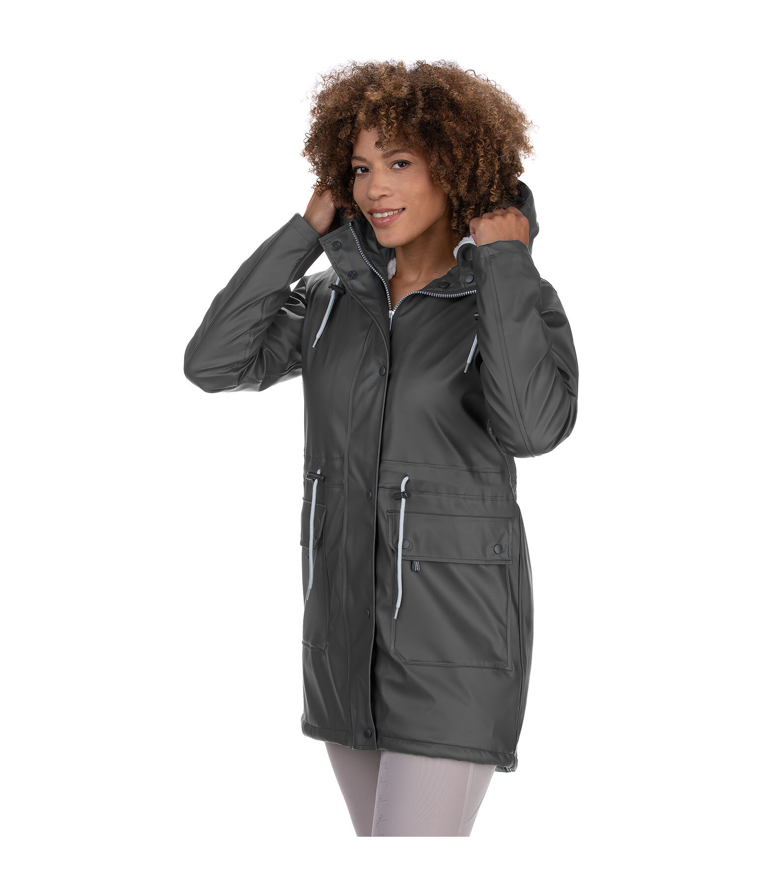 Teddy Fleece Hooded Rain Jacket Stella II