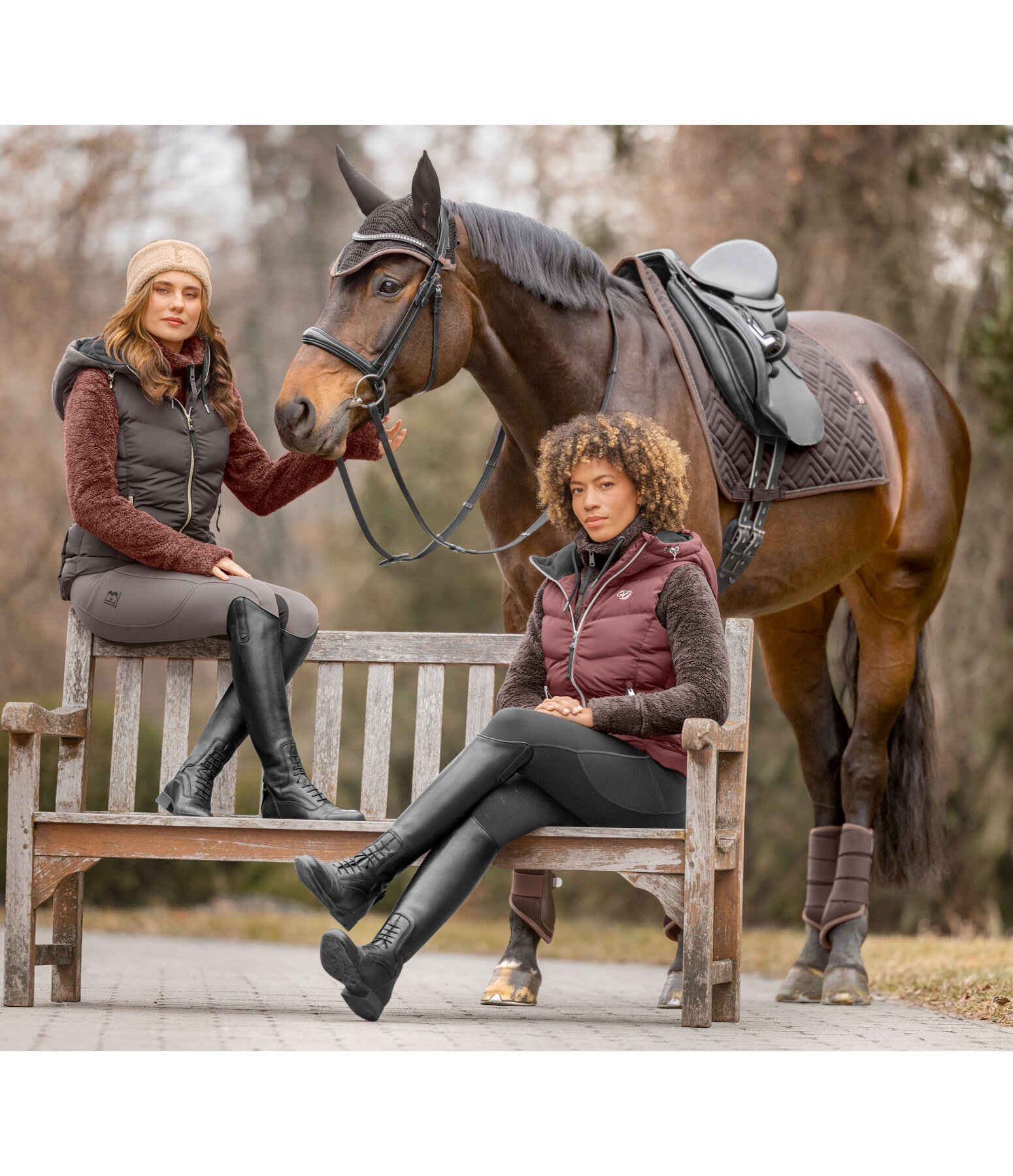 Hooded Riding Gilet Lena