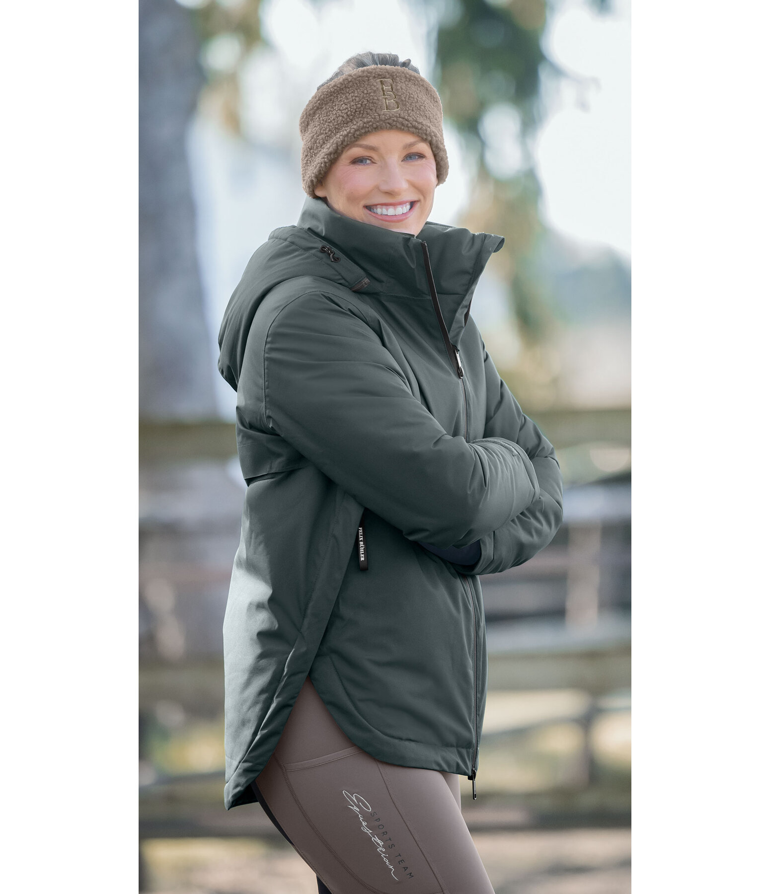 Functional Hooded Riding Jacket Gretha